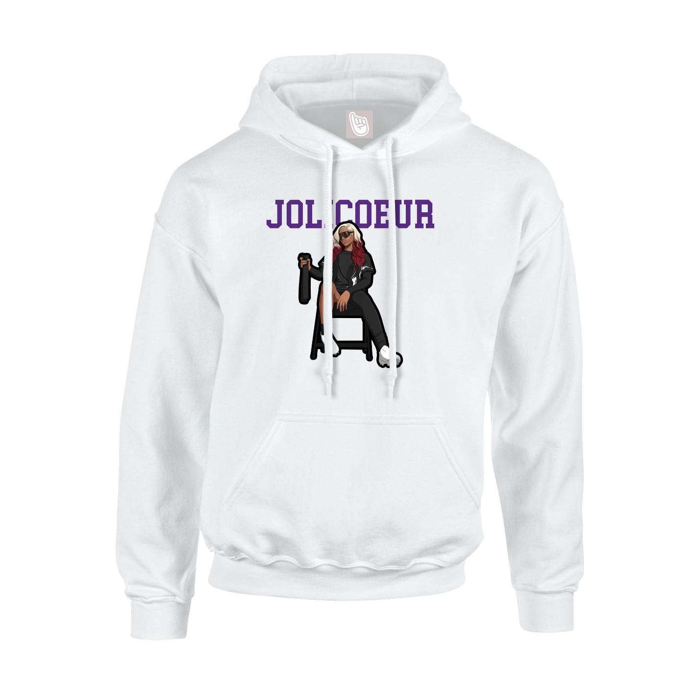 Youth Hoodie — Shirsey in White