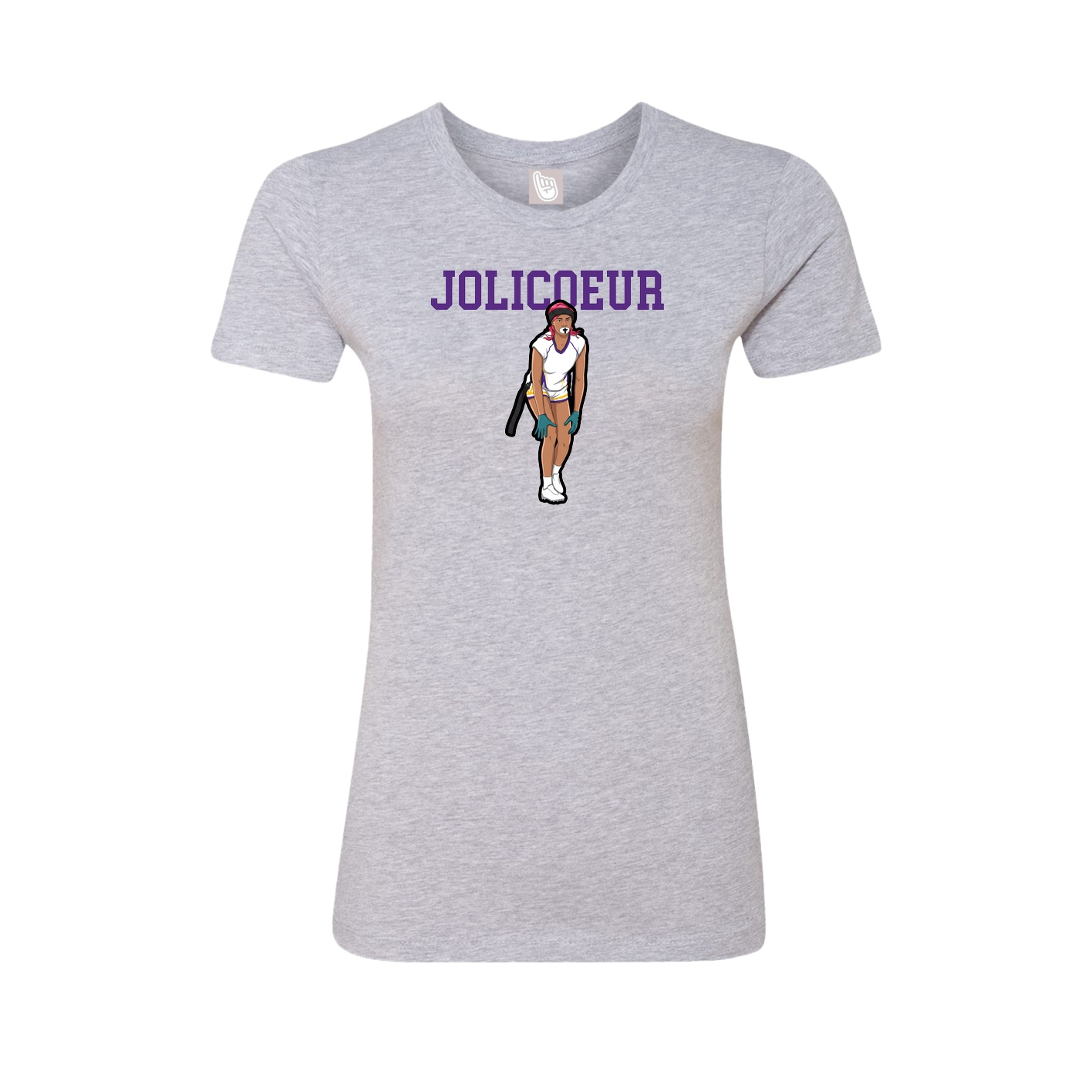 Fitted Women's Tee — Shirsey in Grey