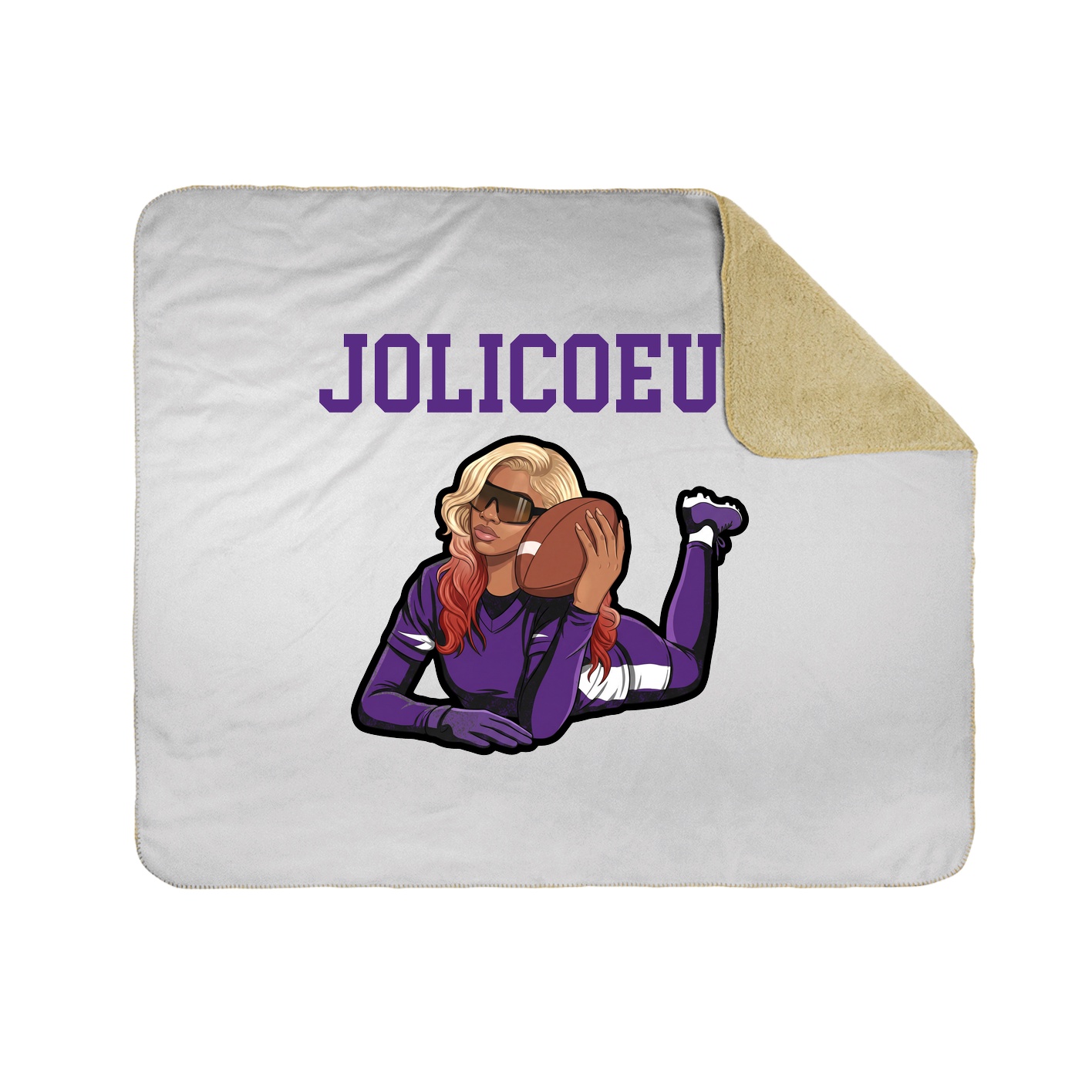 Throw Blanket — Shirsey in White