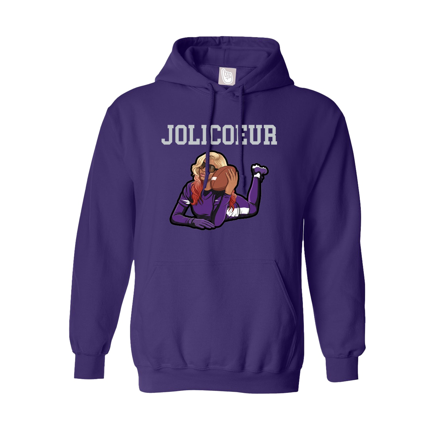 Hoodie — Shirsey in Purple