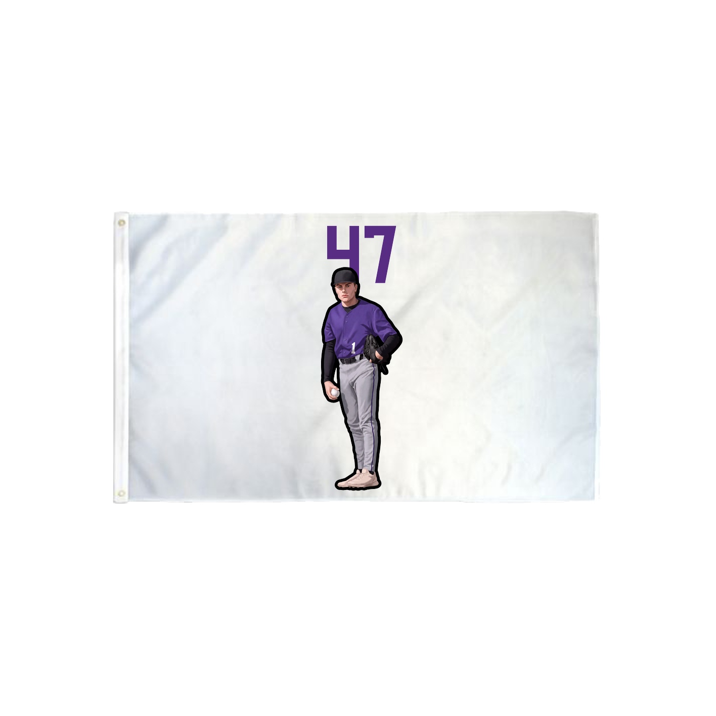 3x5 Flag — Number Top in Classic