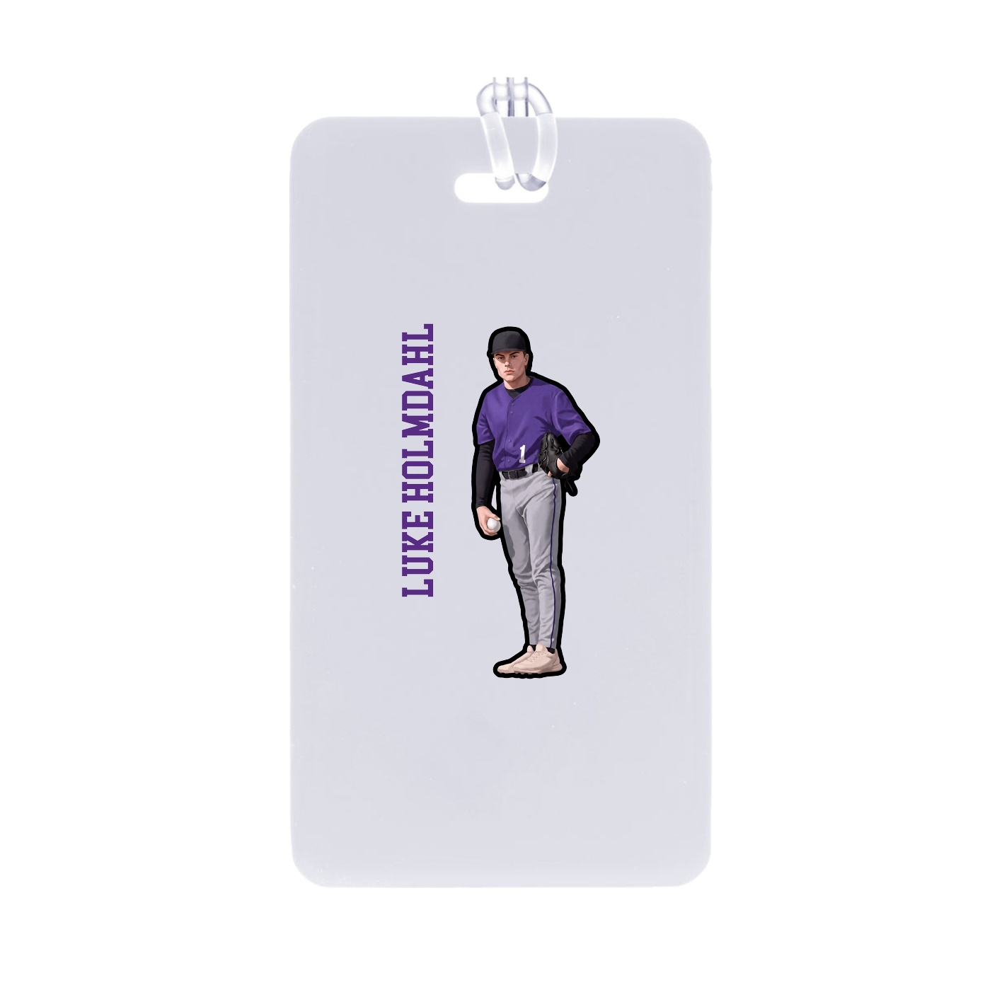 Bag Tag — Name Vertical in Classic