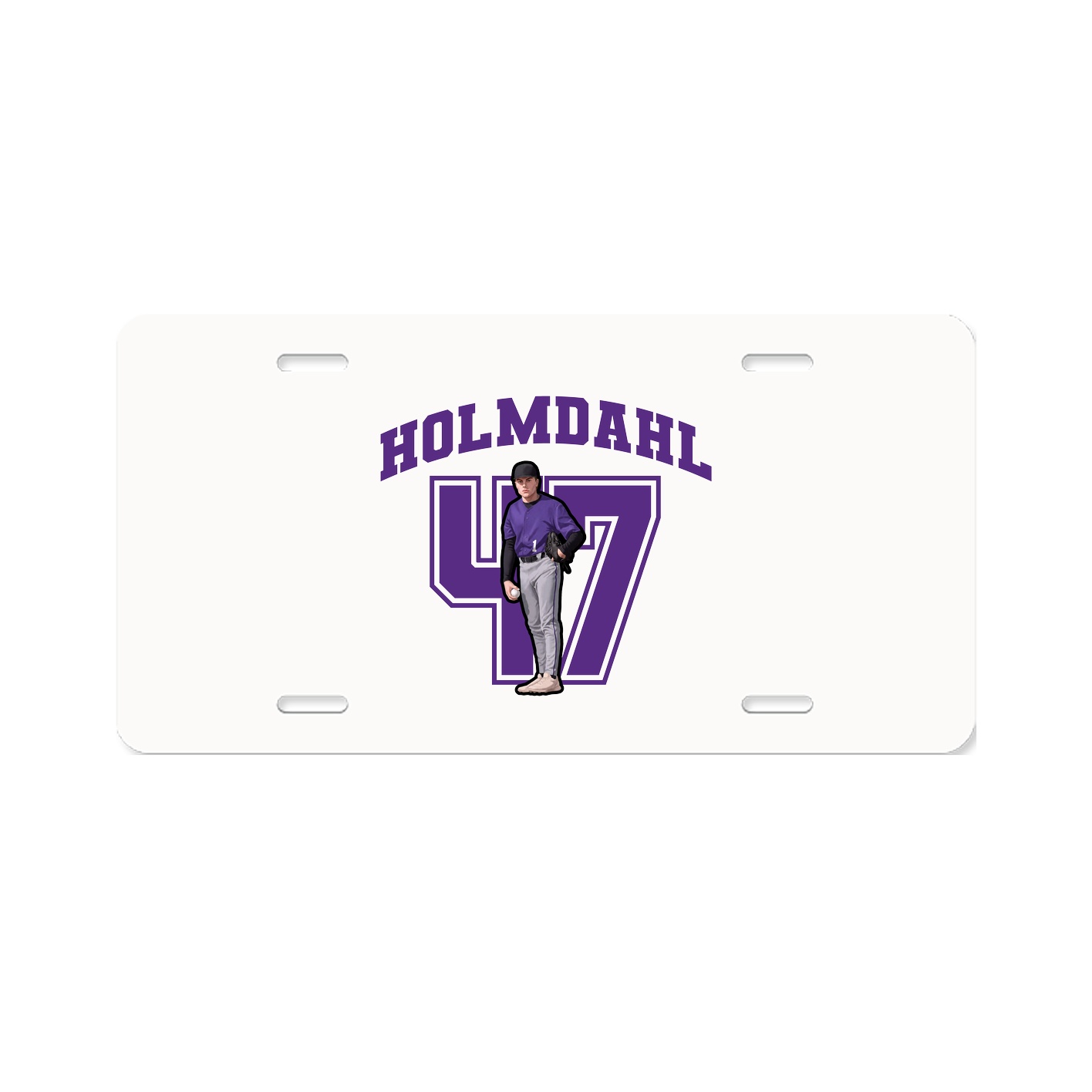 License Plate — Number in Classic