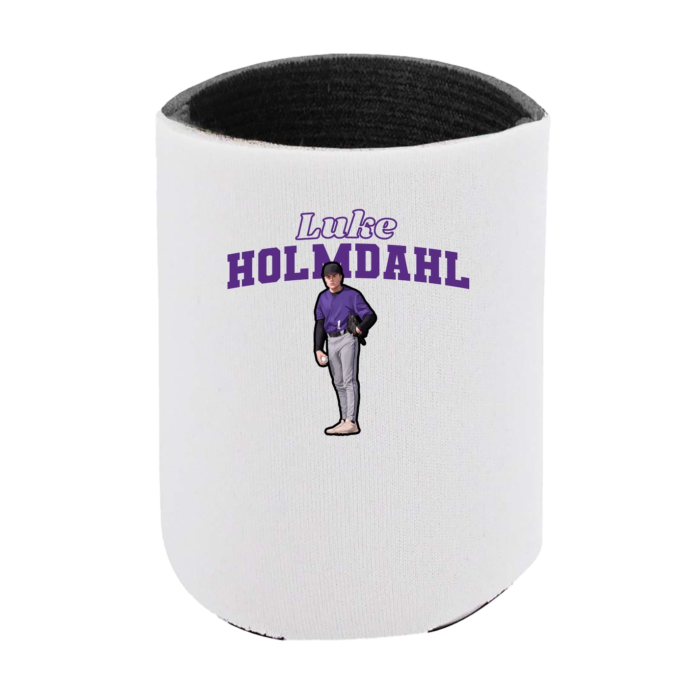 Can Holder — Name Arch in White