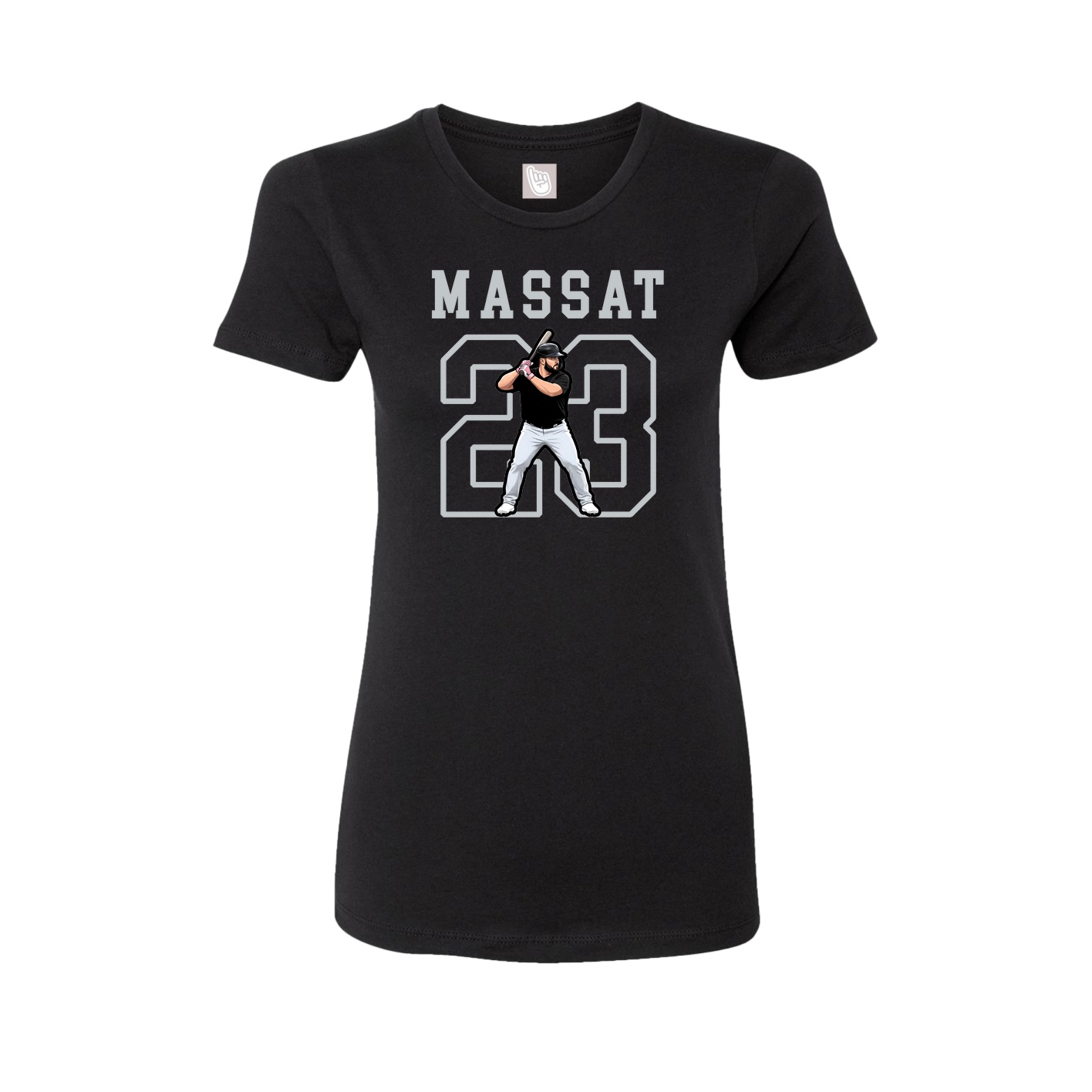 Fitted Women's Tee — Shirsey in Black