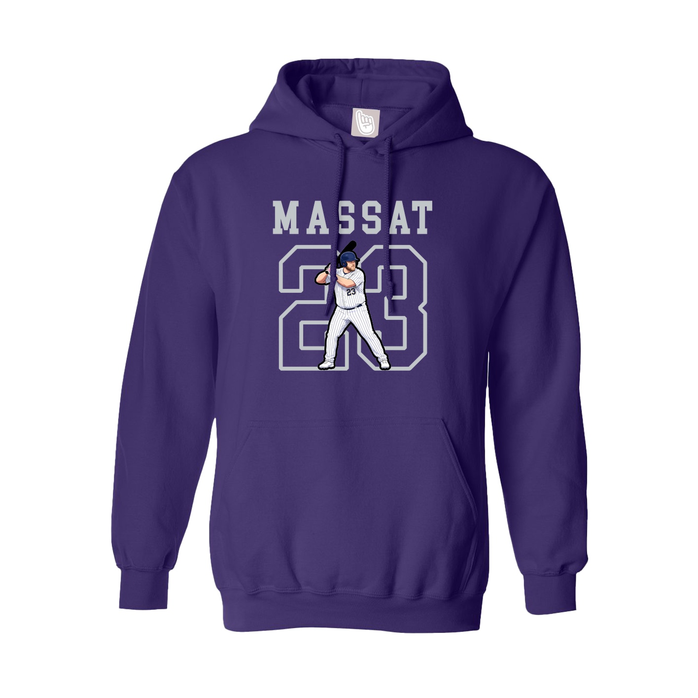 Hoodie — Shirsey in Purple