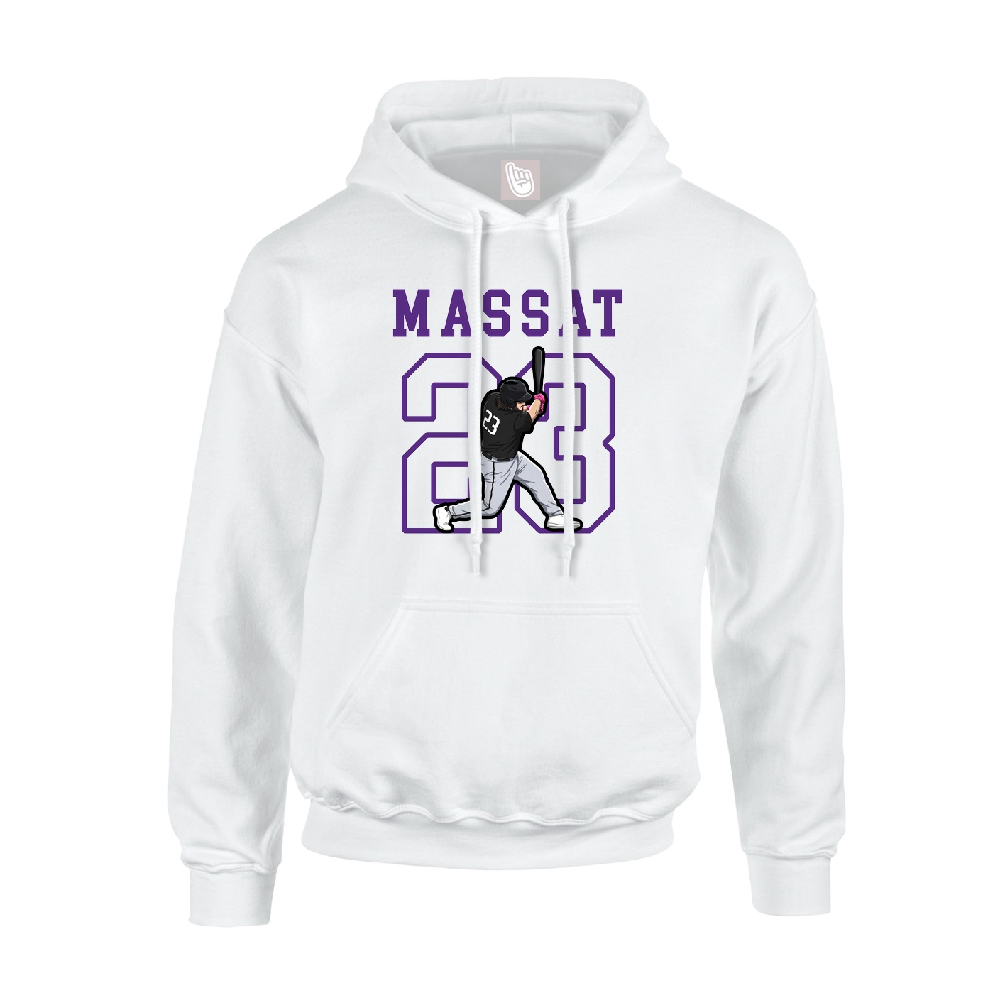 Hoodie — Shirsey in White