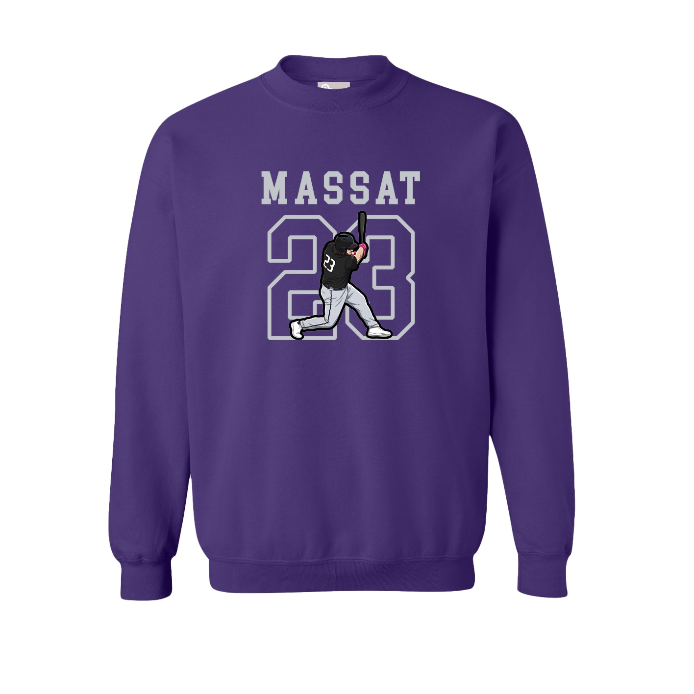 Fleece Crew — Shirsey in Purple