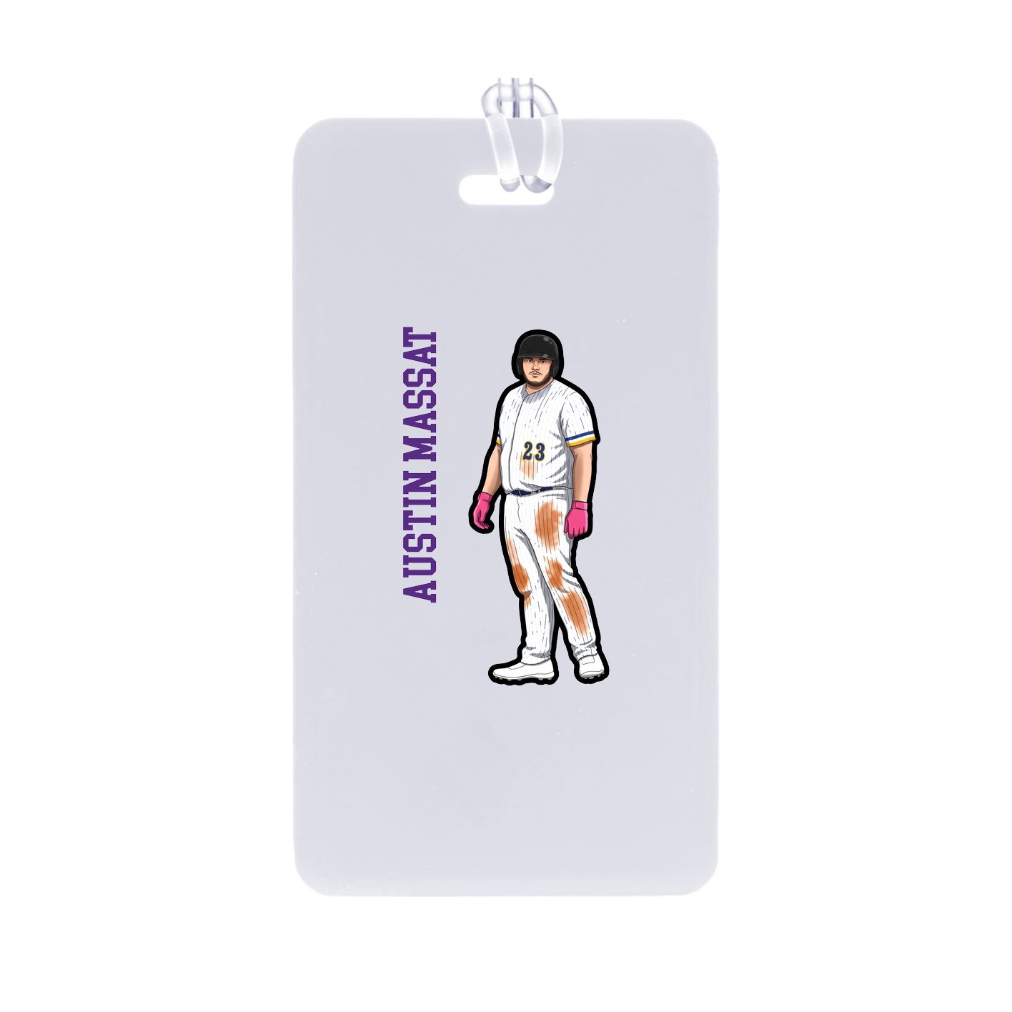 Bag Tag — Name Vertical in Classic