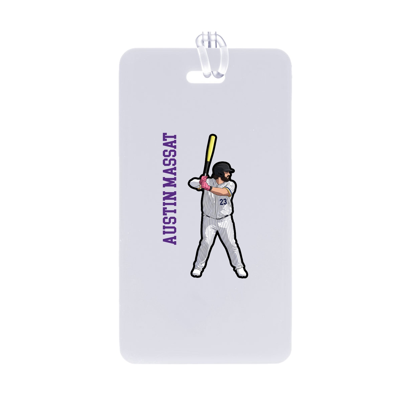 Bag Tag — Name Vertical in Classic