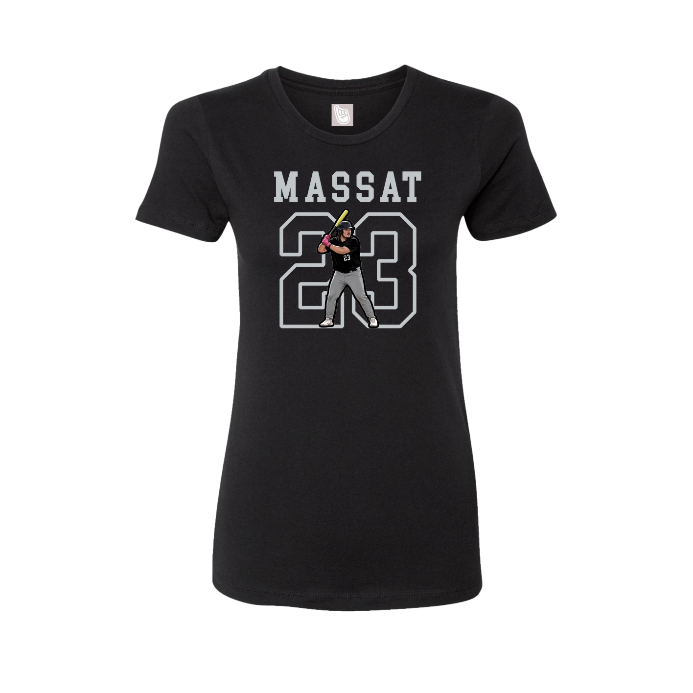 Fitted Women's Tee — Shirsey in Black