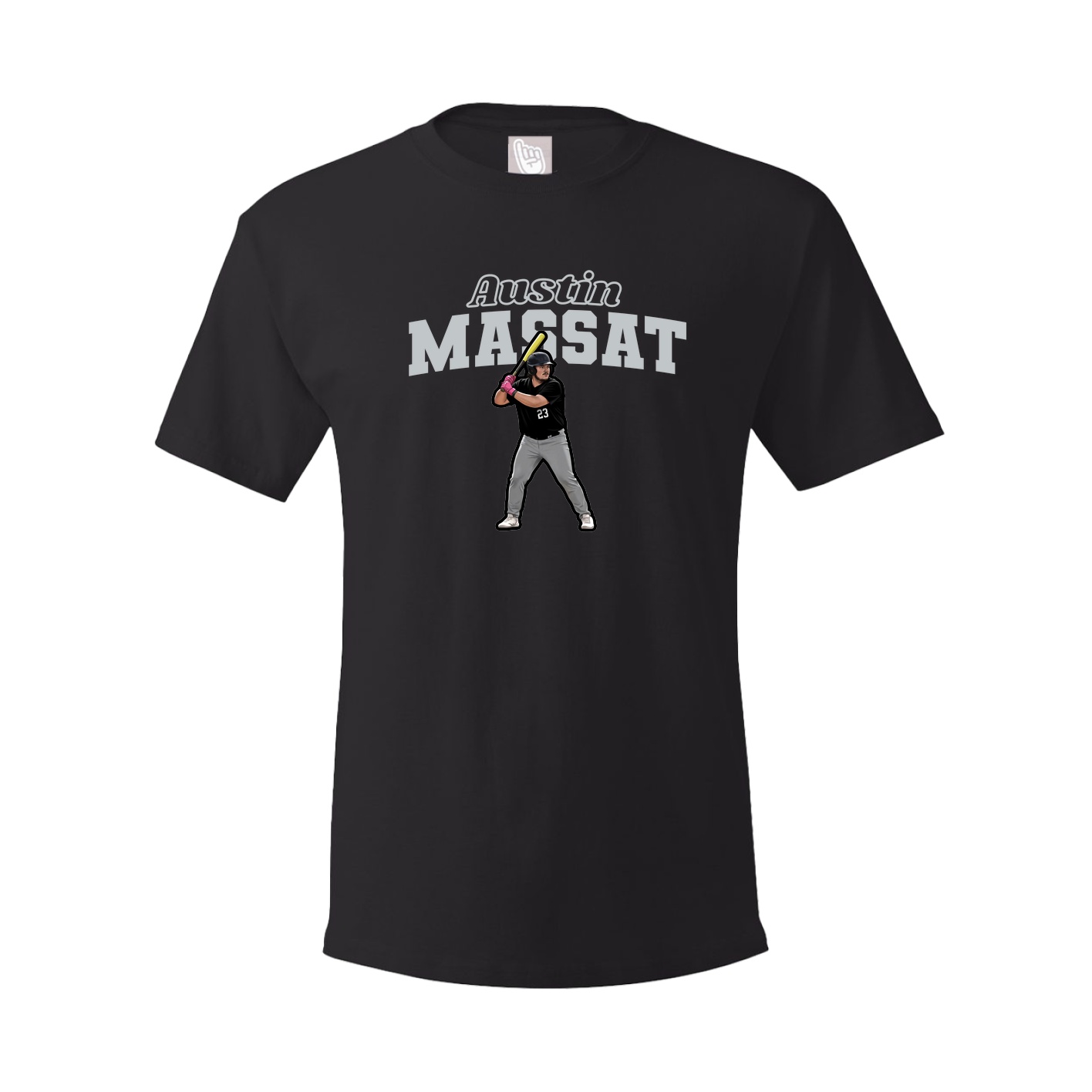 Youth Tee — Name Arch in Black