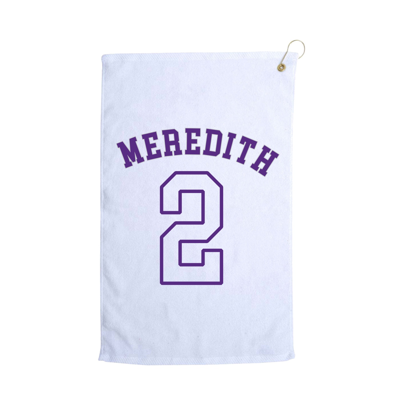 Golf Towel — Shirsey Arch in White