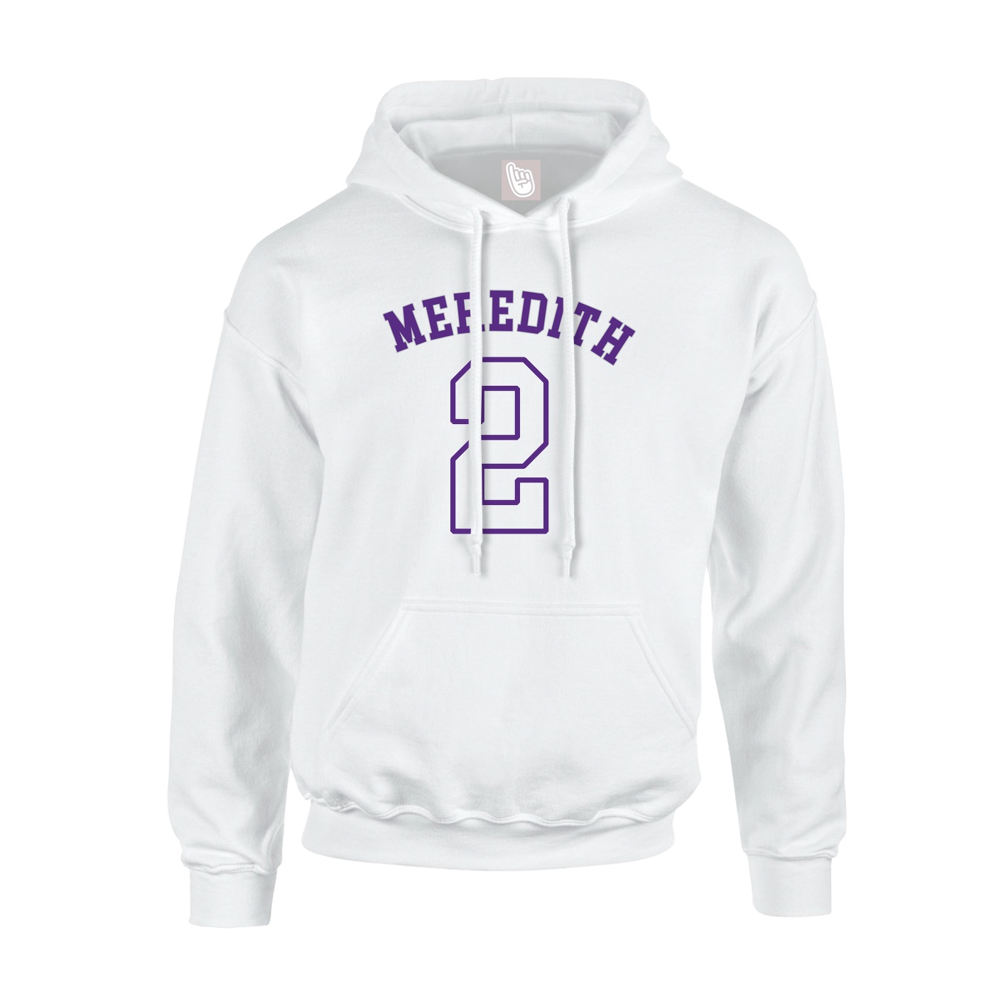 Hoodie — Shirsey Arch in White