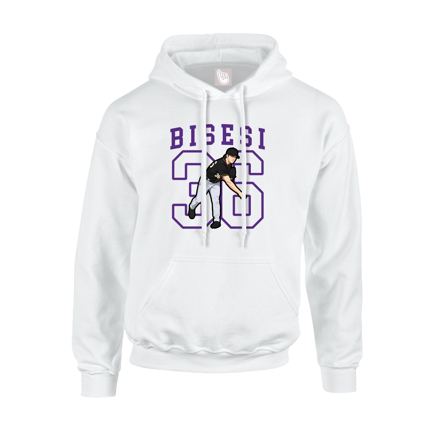 Hoodie — Shirsey in White