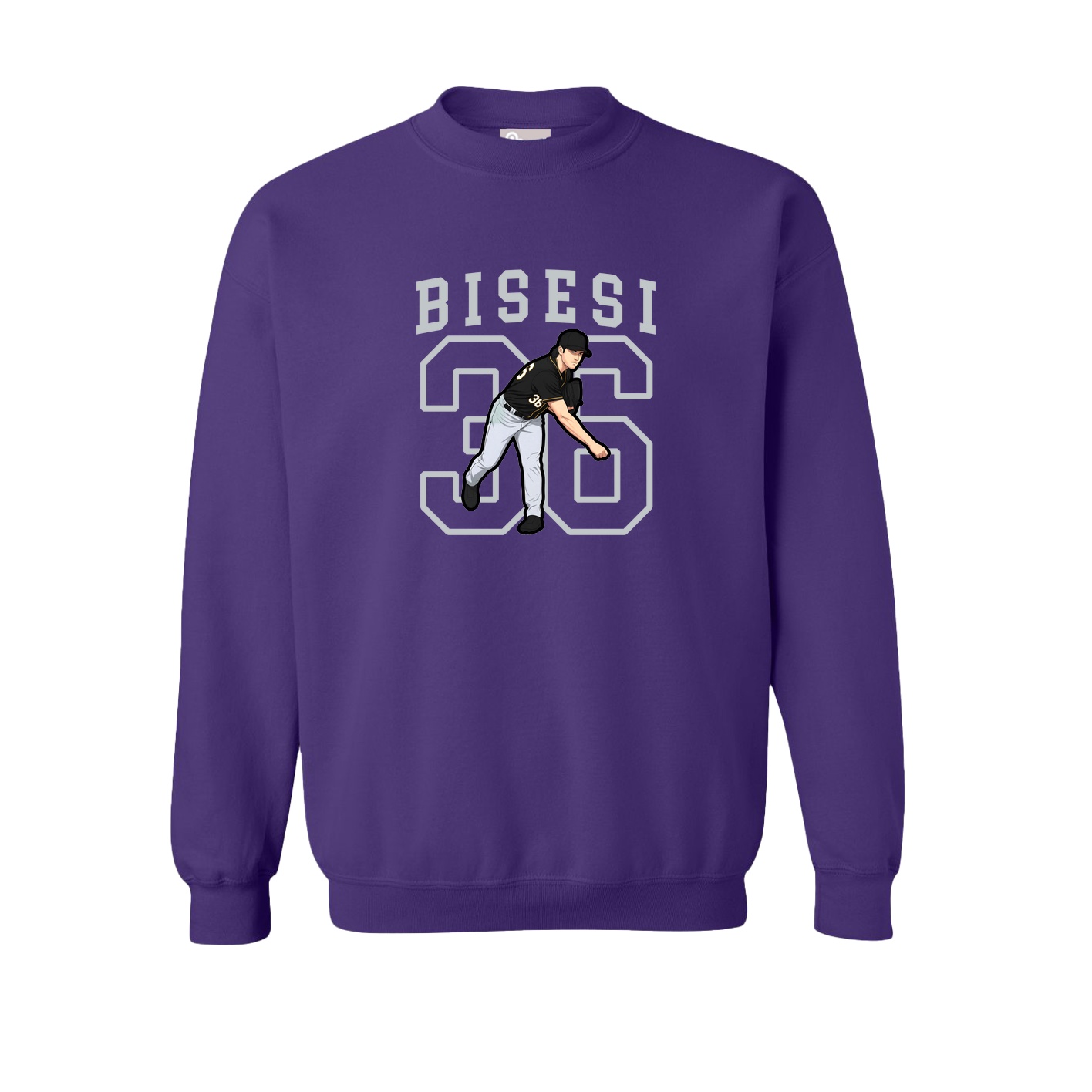 Fleece Crew — Shirsey in Purple
