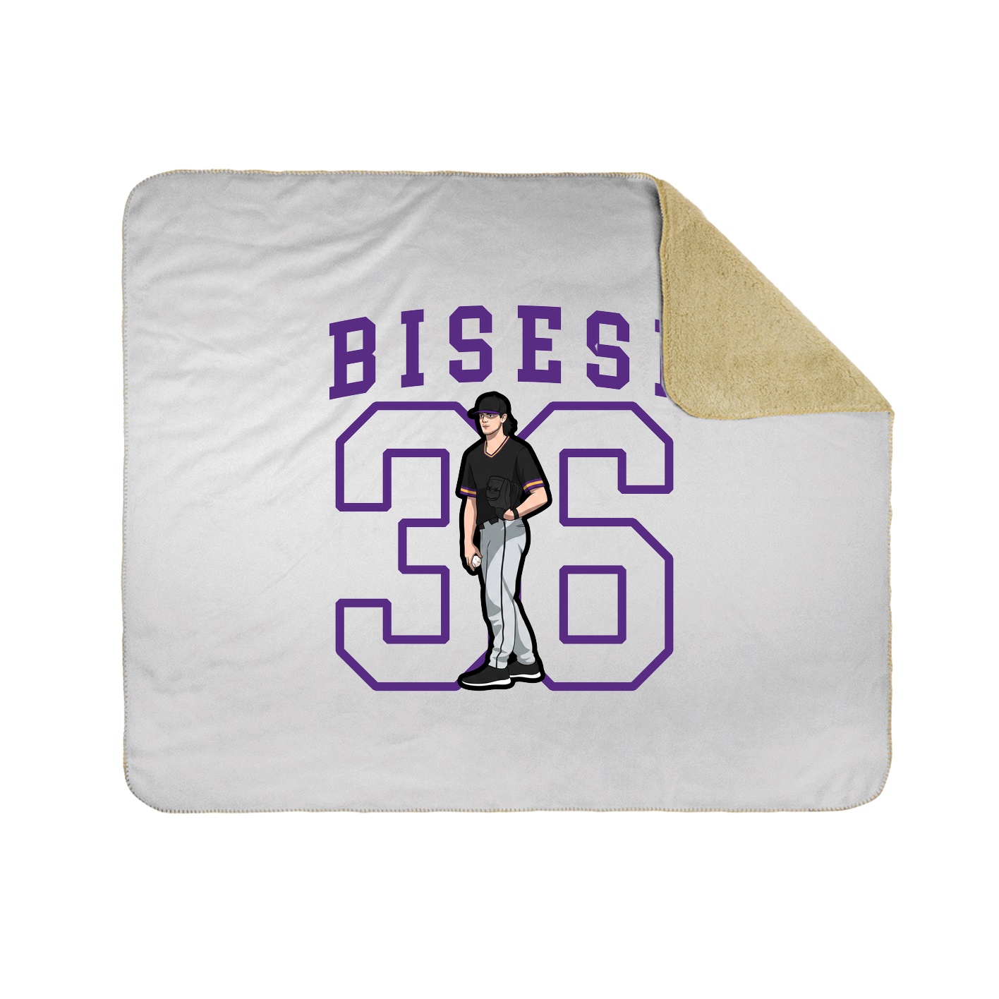 Throw Blanket — Shirsey in White