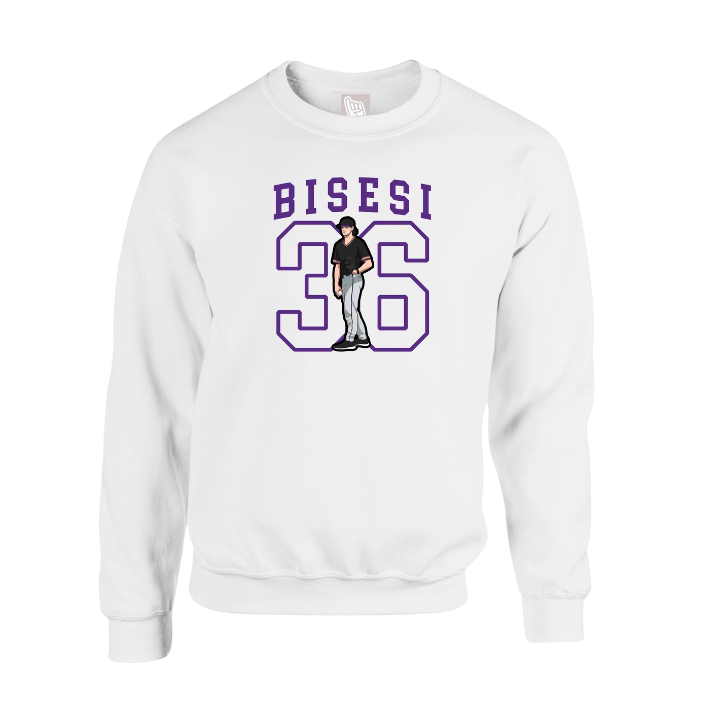 Fleece Crew — Shirsey in White