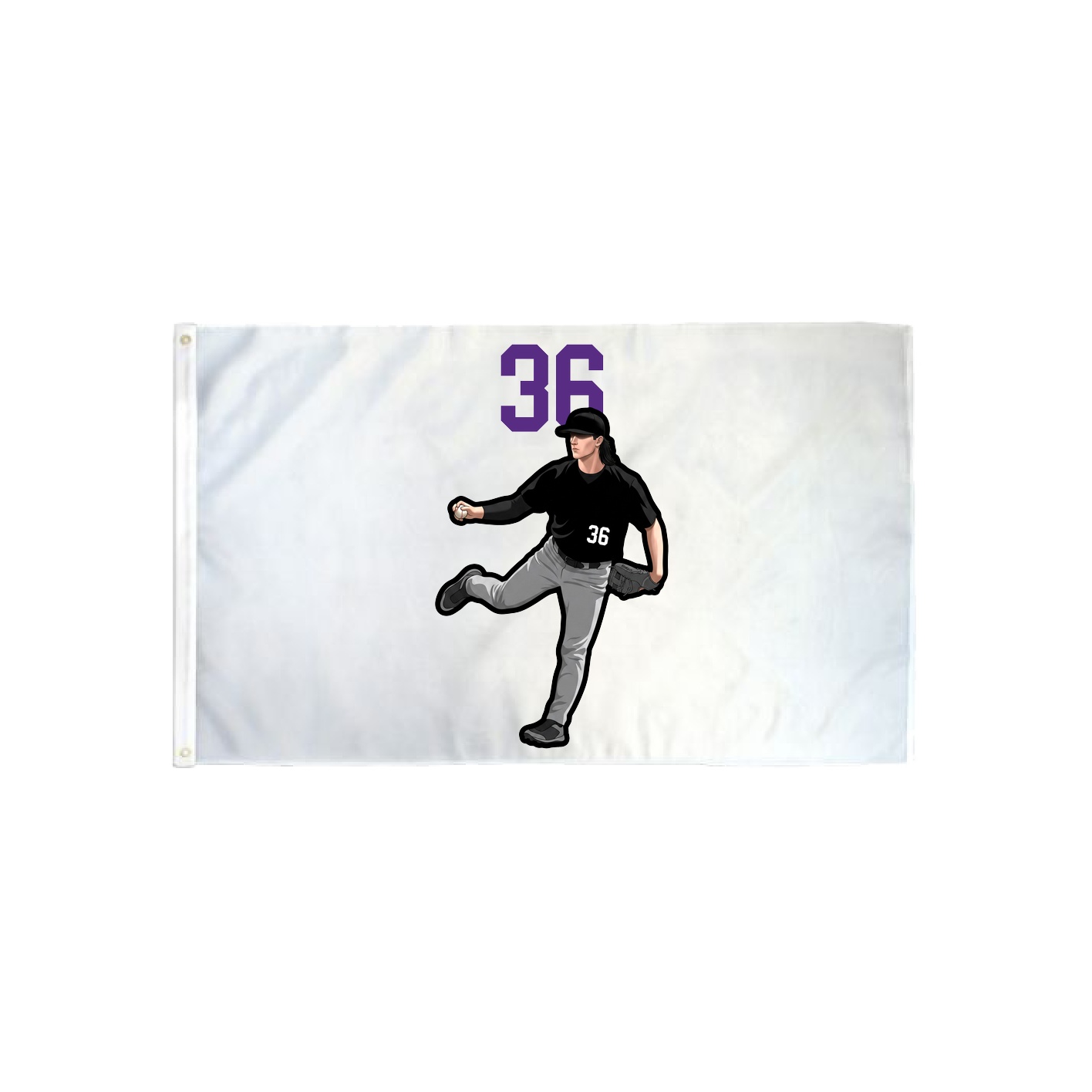3x5 Flag — Number Top in Classic