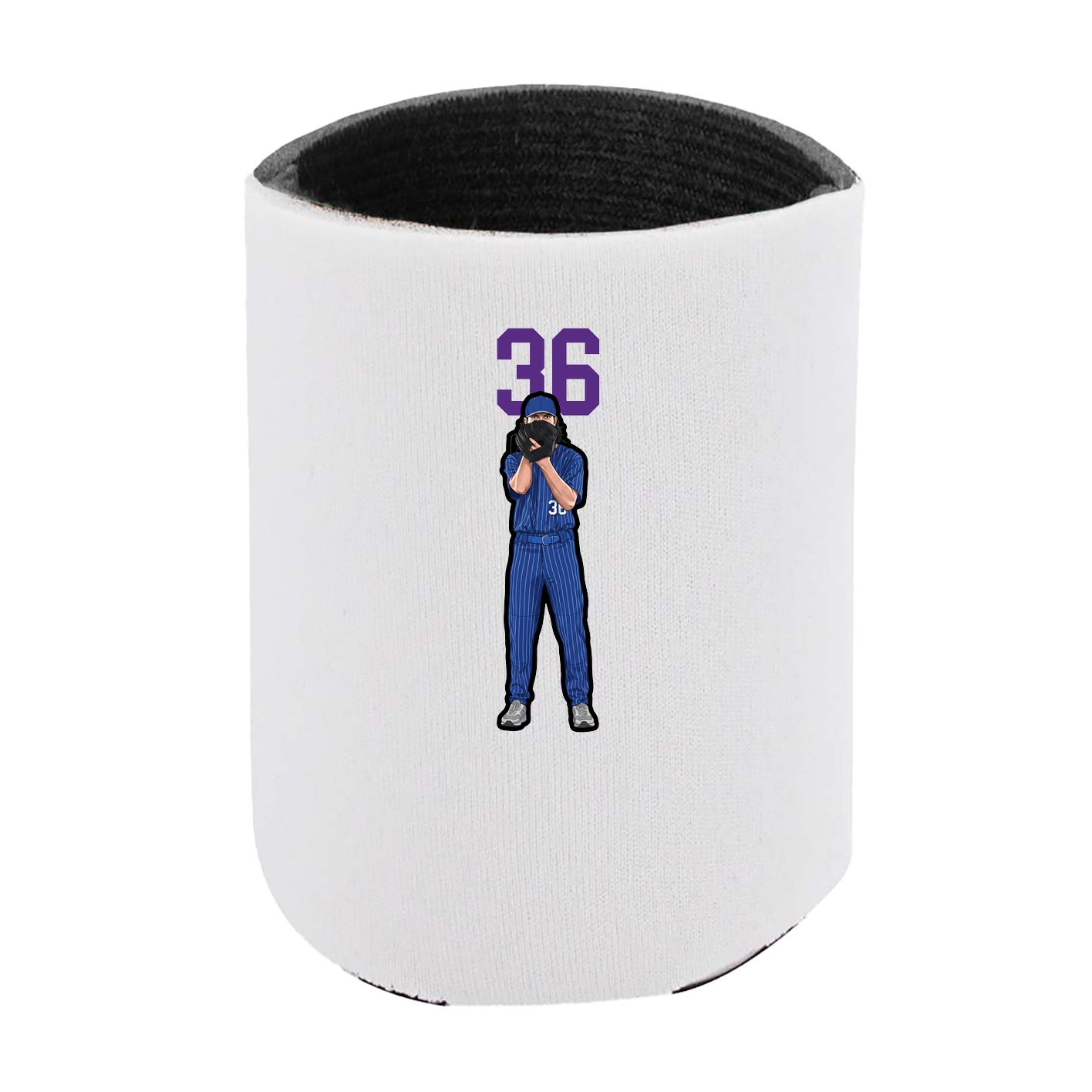 Can Holder — Number Top in White