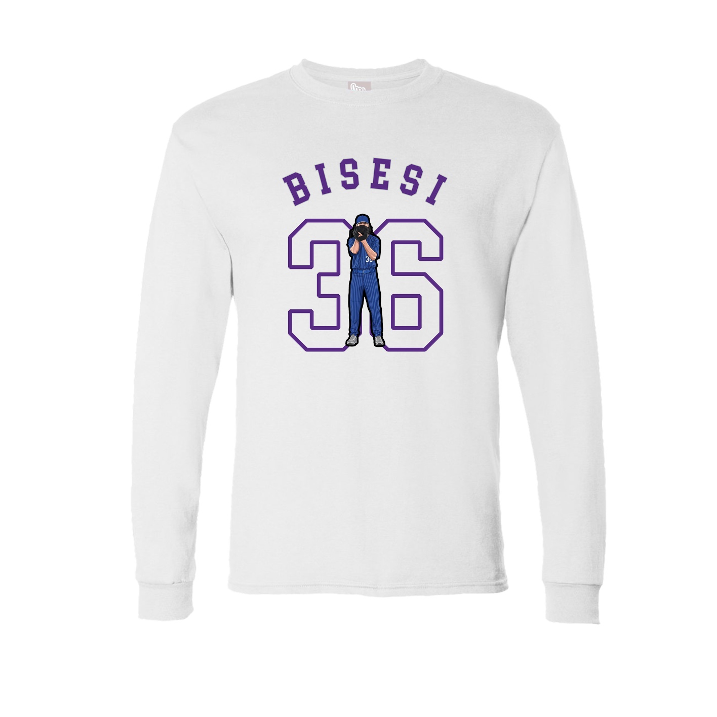 Long Sleeve Tee — Shirsey Arch in White