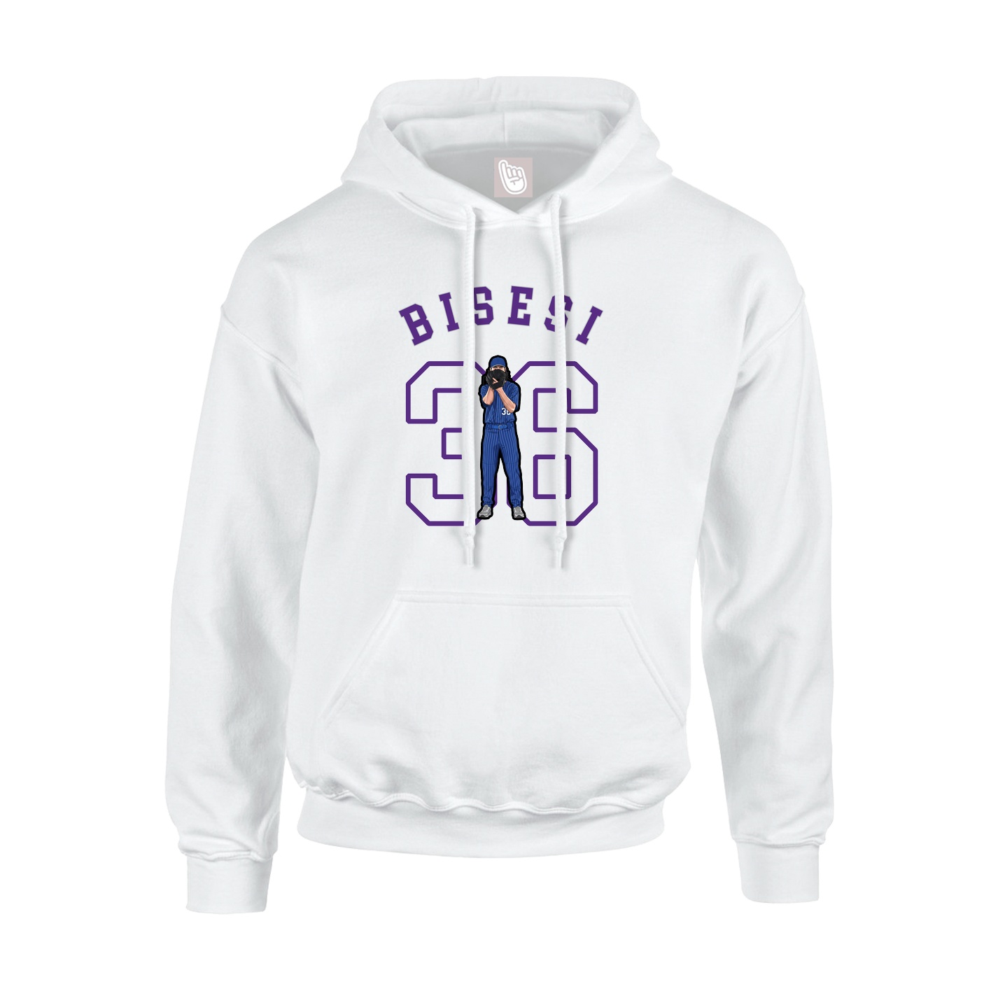 Hoodie — Shirsey Arch in White
