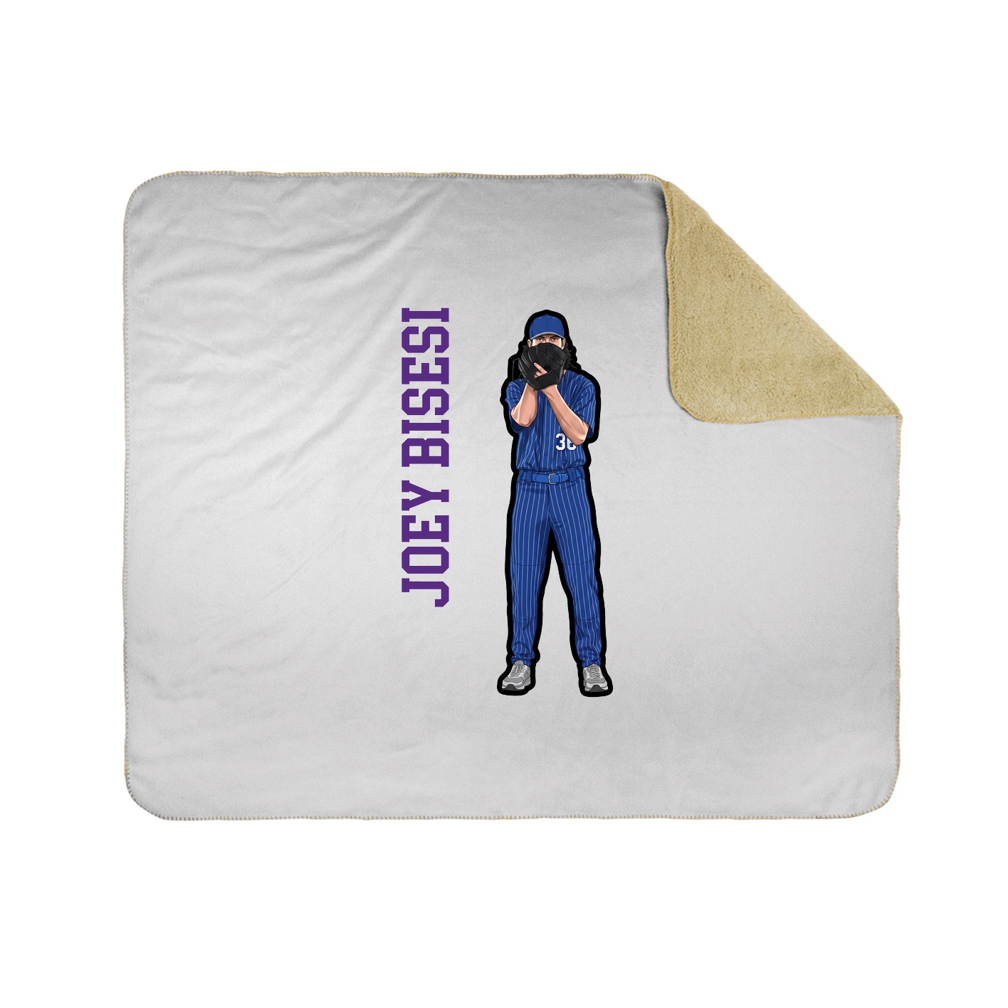 50x60 Sherpa Lined Throw Blanket
