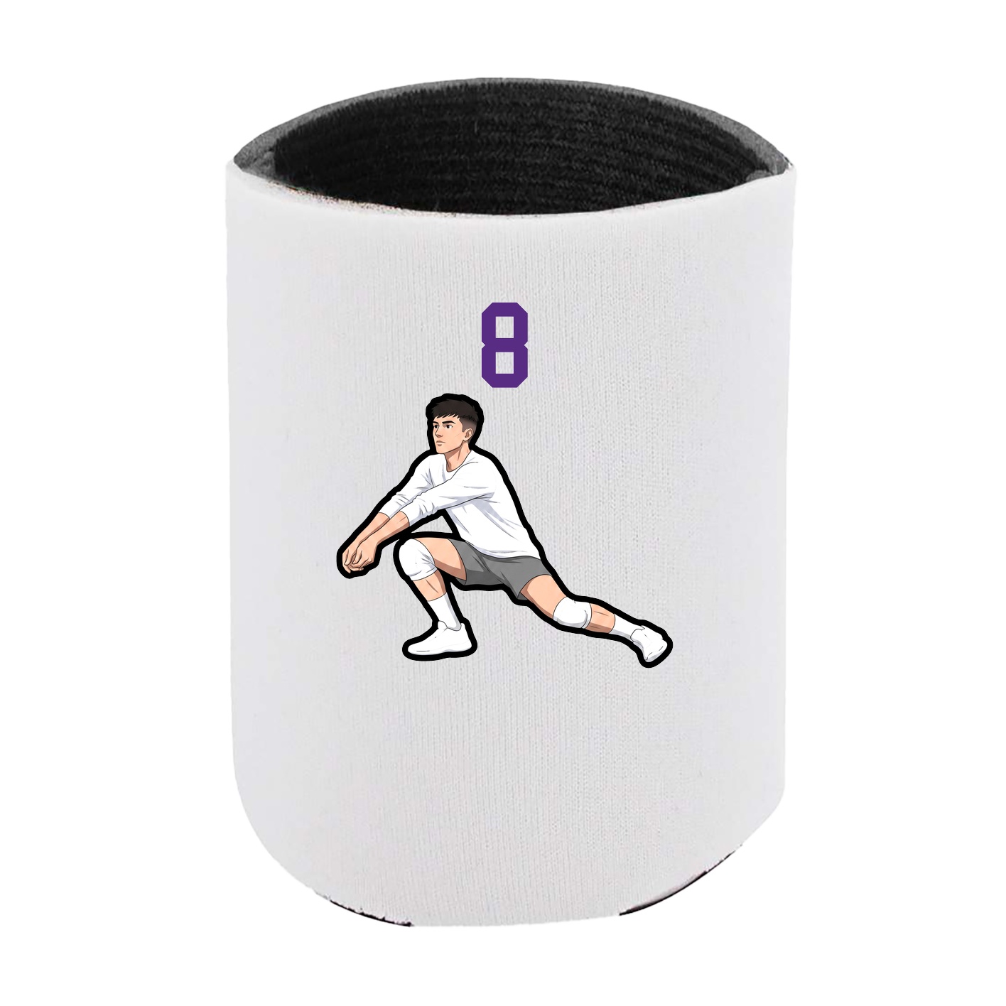 Can Holder — Number Top in White