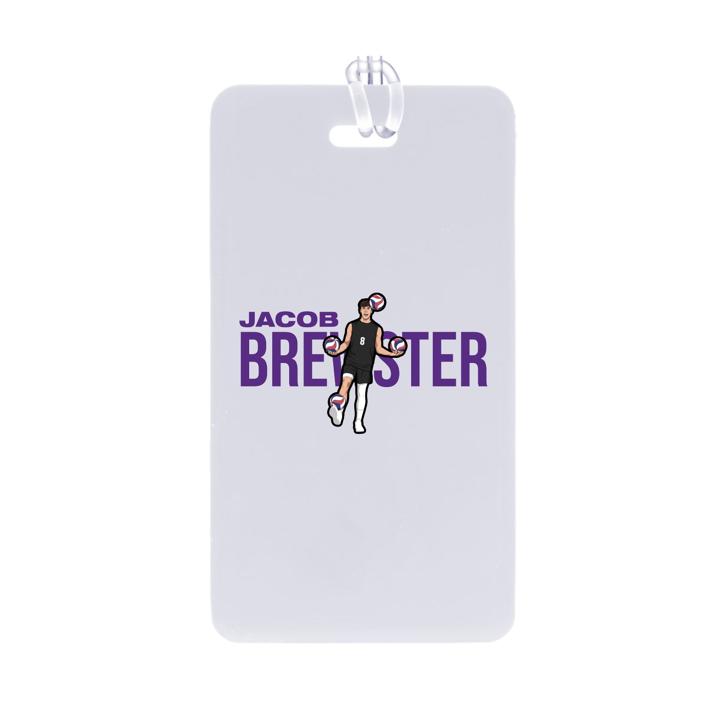 Bag Tag — Player Name in Classic