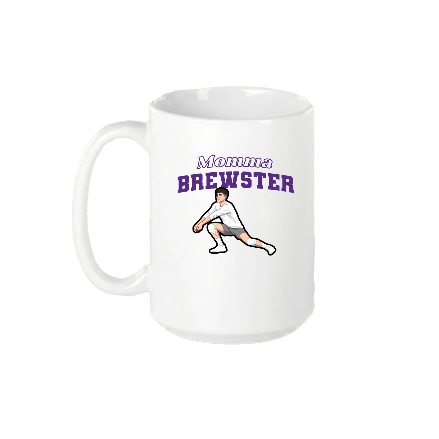 15oz Coffee Mug — Mothers Day Block in White