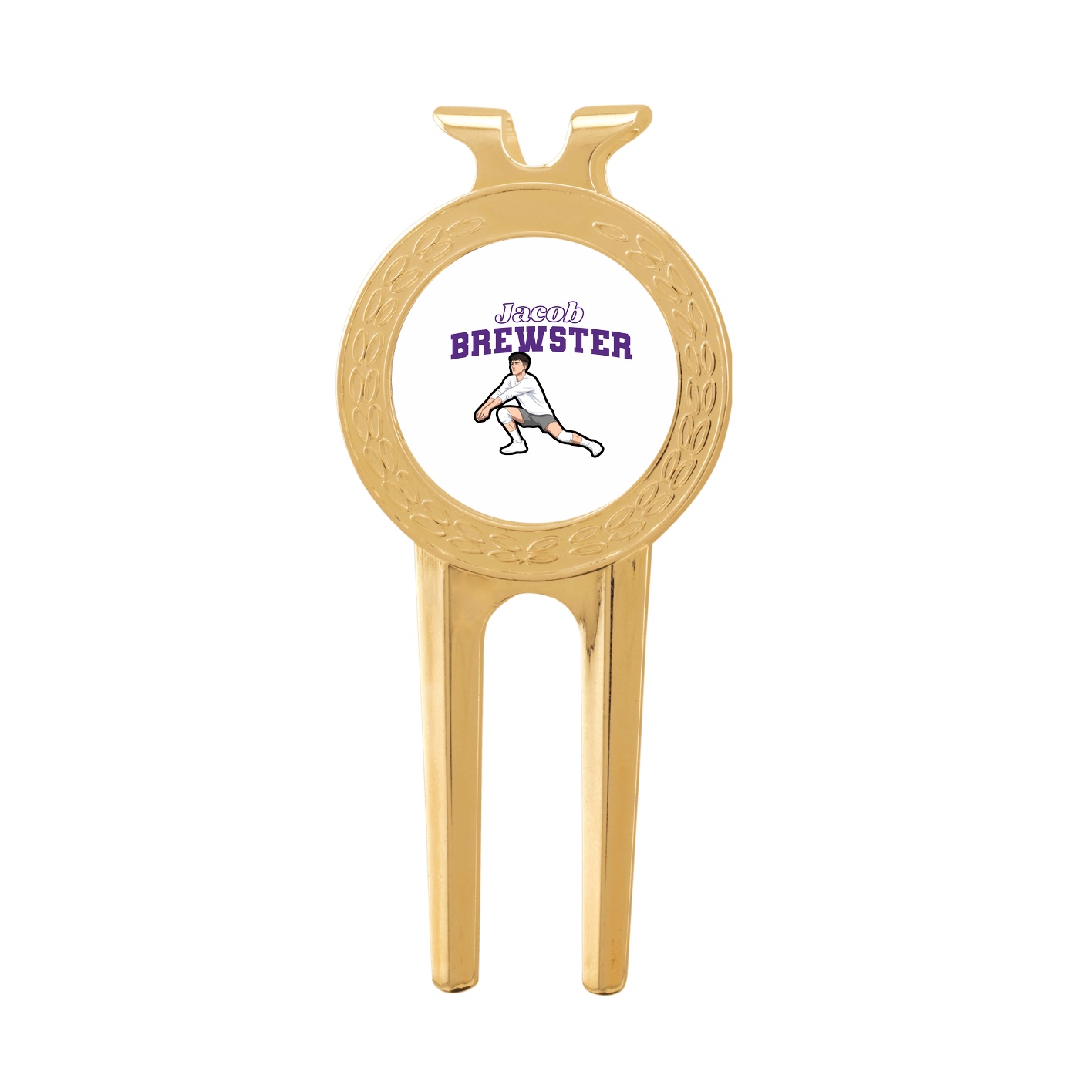 Divot Tool with Ball Marker — Name Arch in Classic