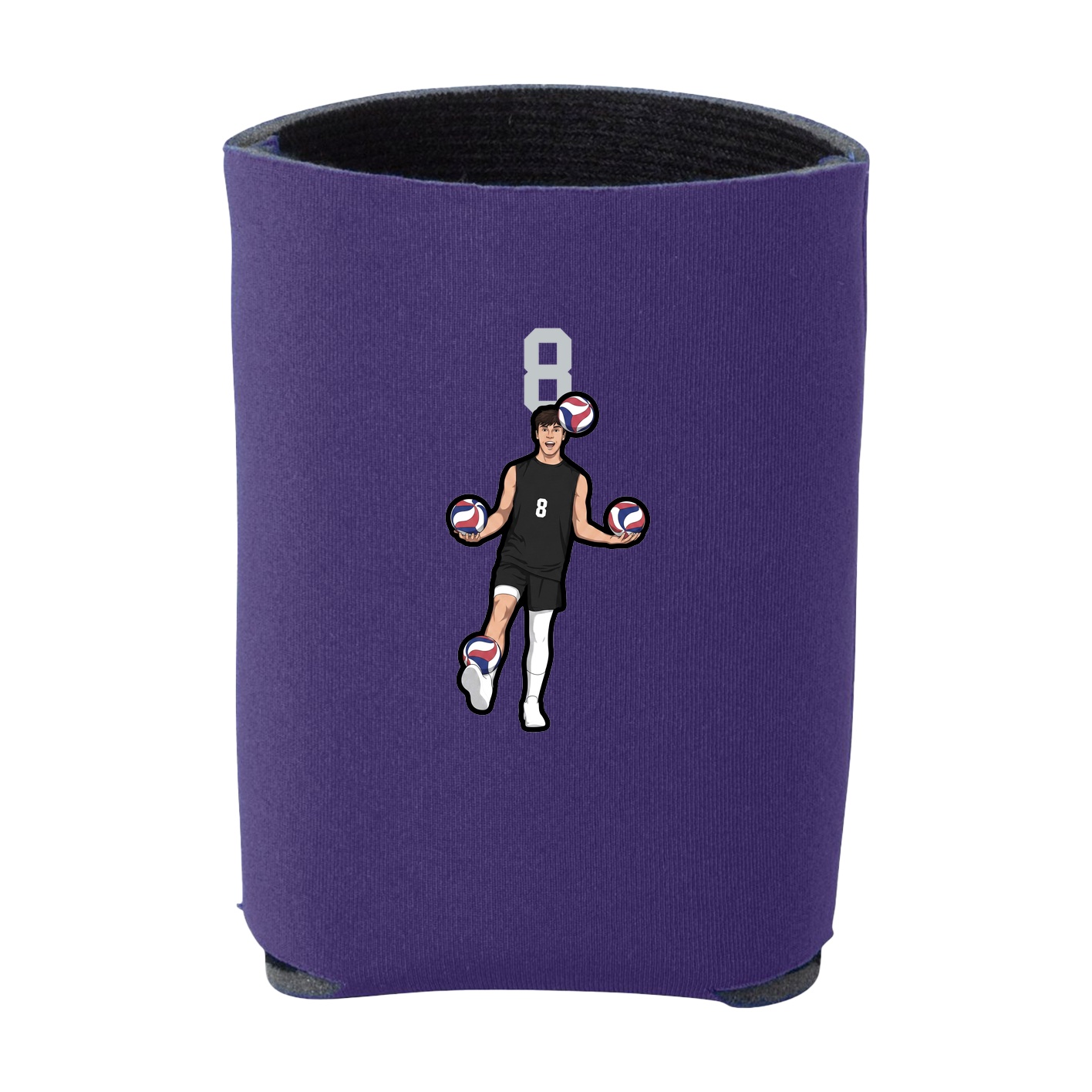 Can Holder — Number Top in Purple