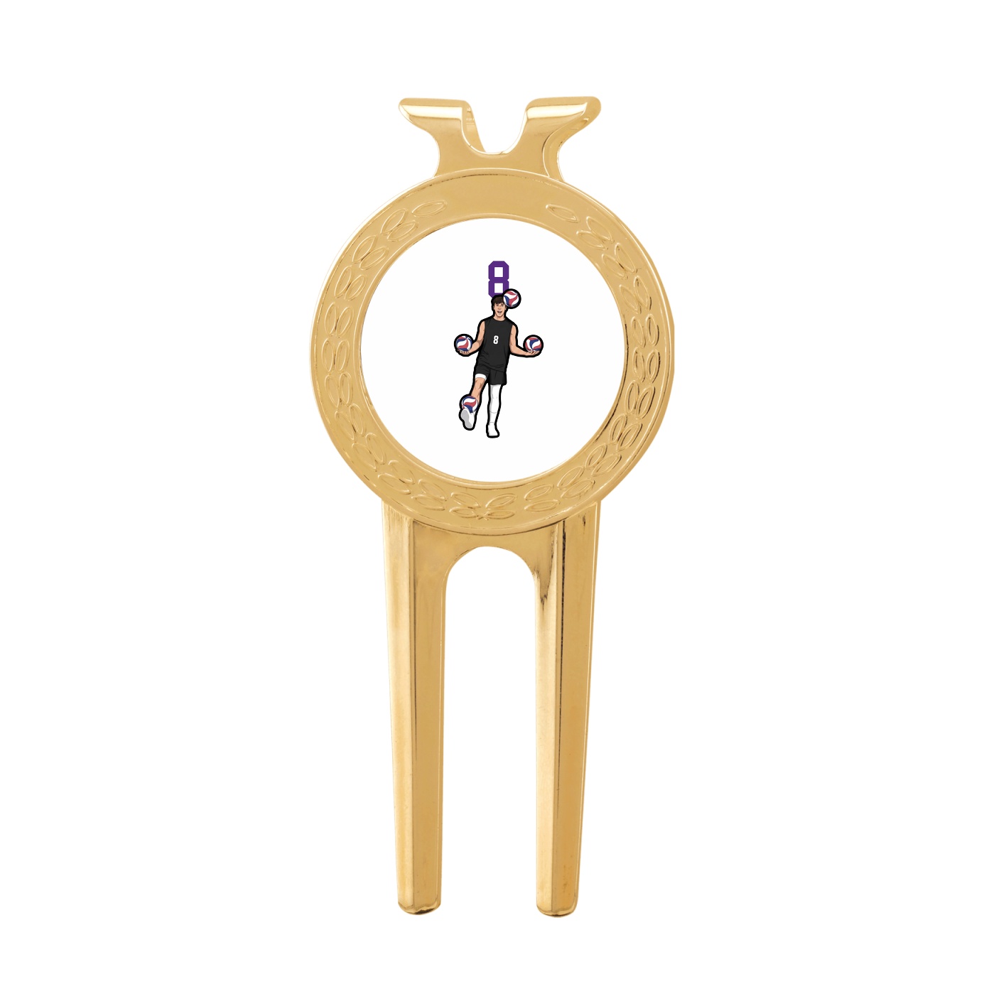 Divot Tool with Ball Marker — Number Top in Classic