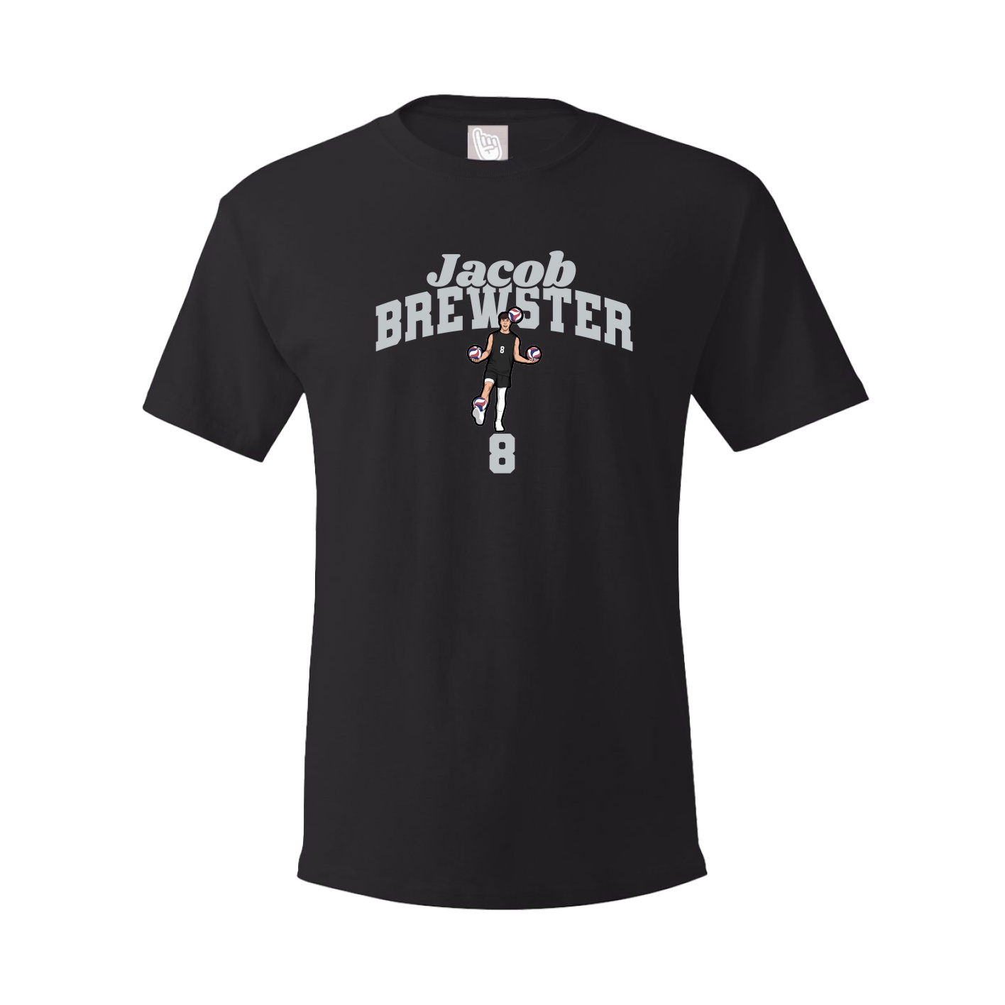 Tee — Signature Arch in Black