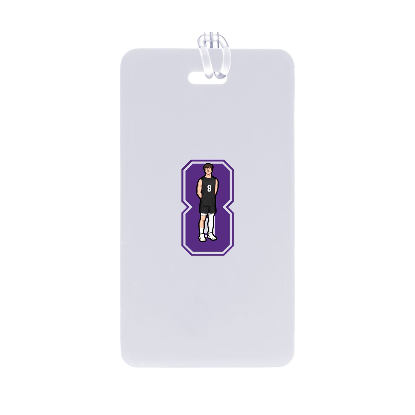 Bag Tag — Number in Classic