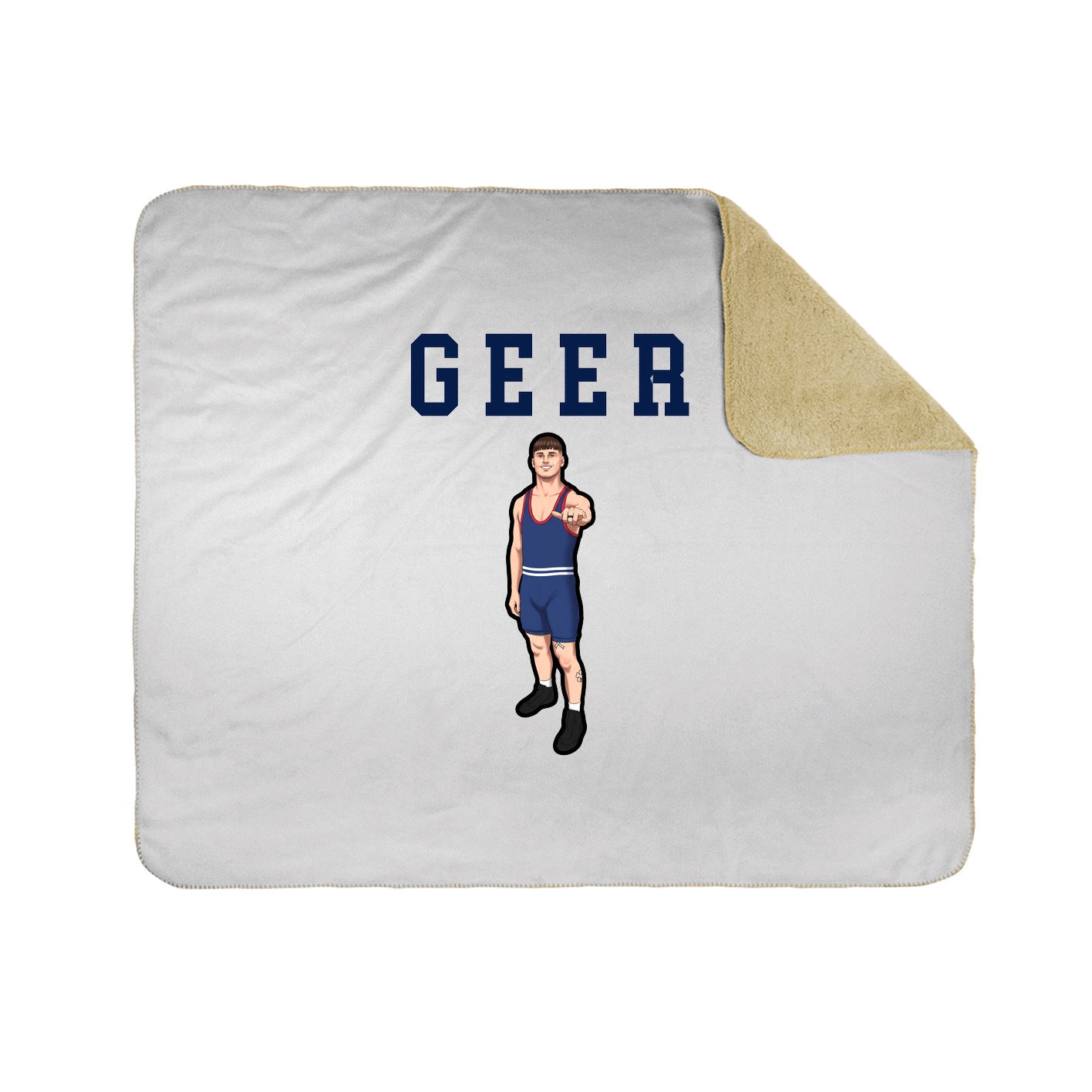 Throw Blanket — Shirsey in White