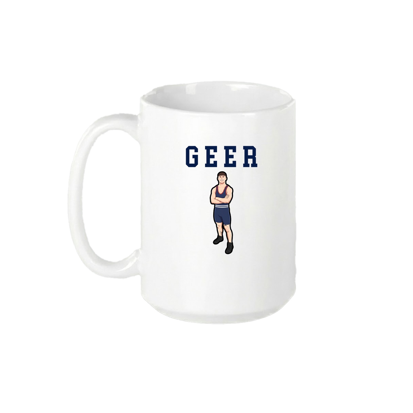 15oz Coffee Mug — Shirsey in White
