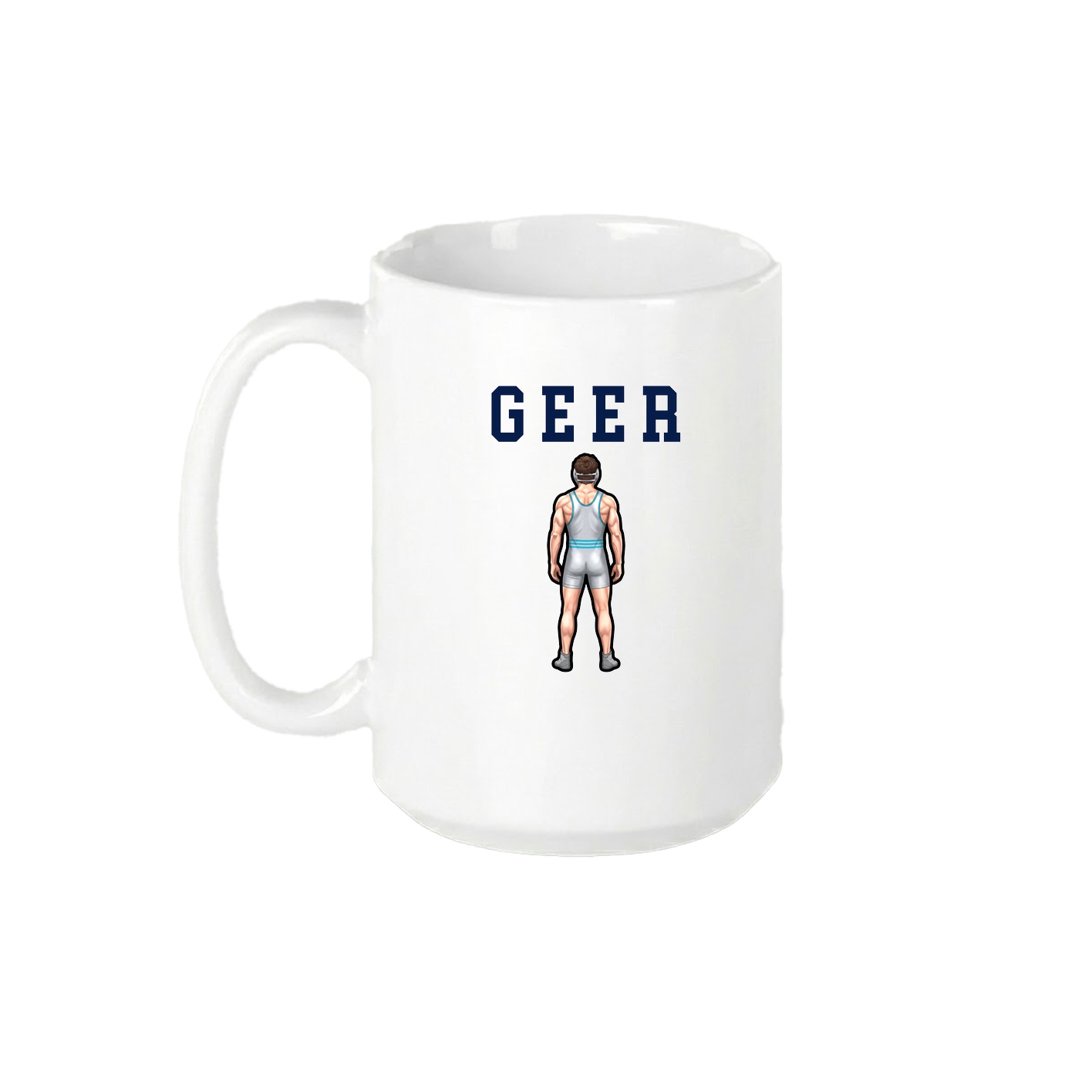 15oz Coffee Mug — Shirsey in White