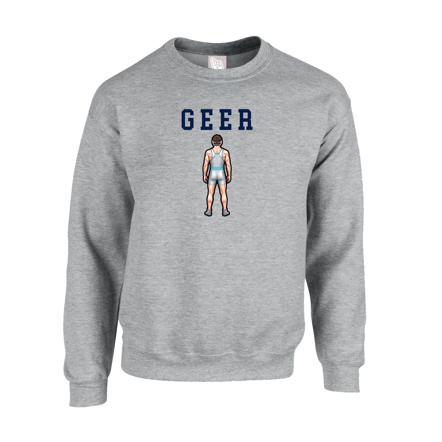 Fleece Crew — Shirsey in Grey