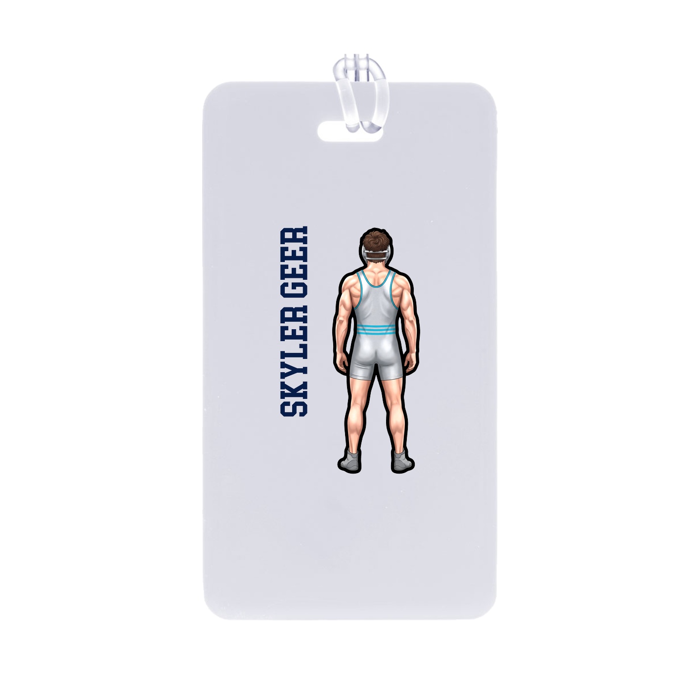Bag Tag — Name Vertical in Classic