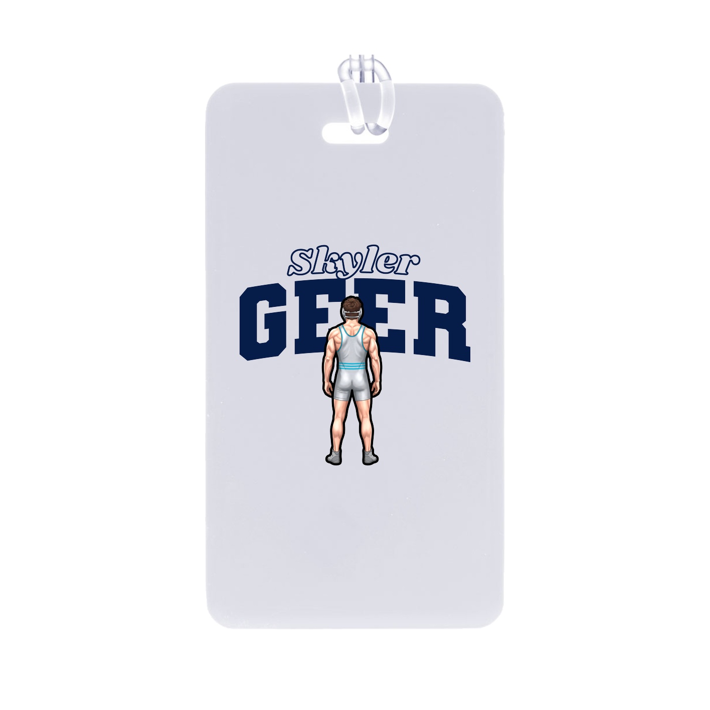 Bag Tag — Name Arch in Classic