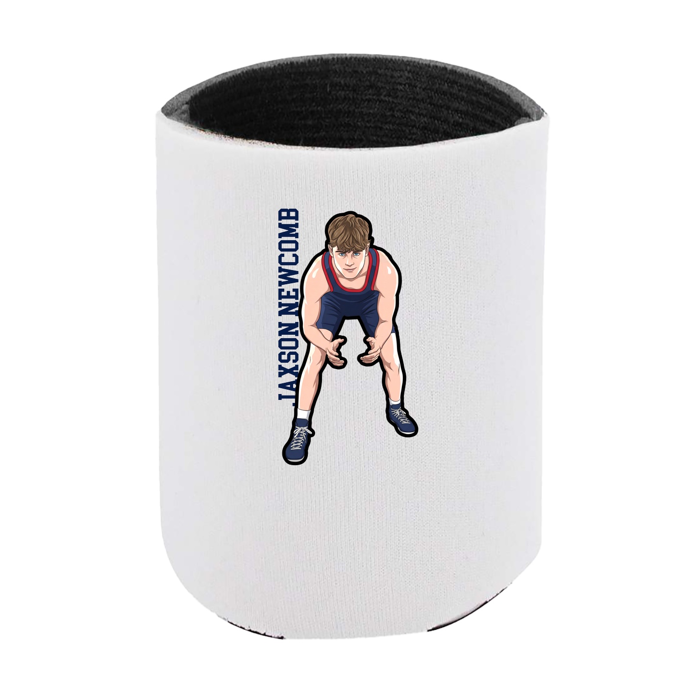 Can Holder — Name Vertical in White
