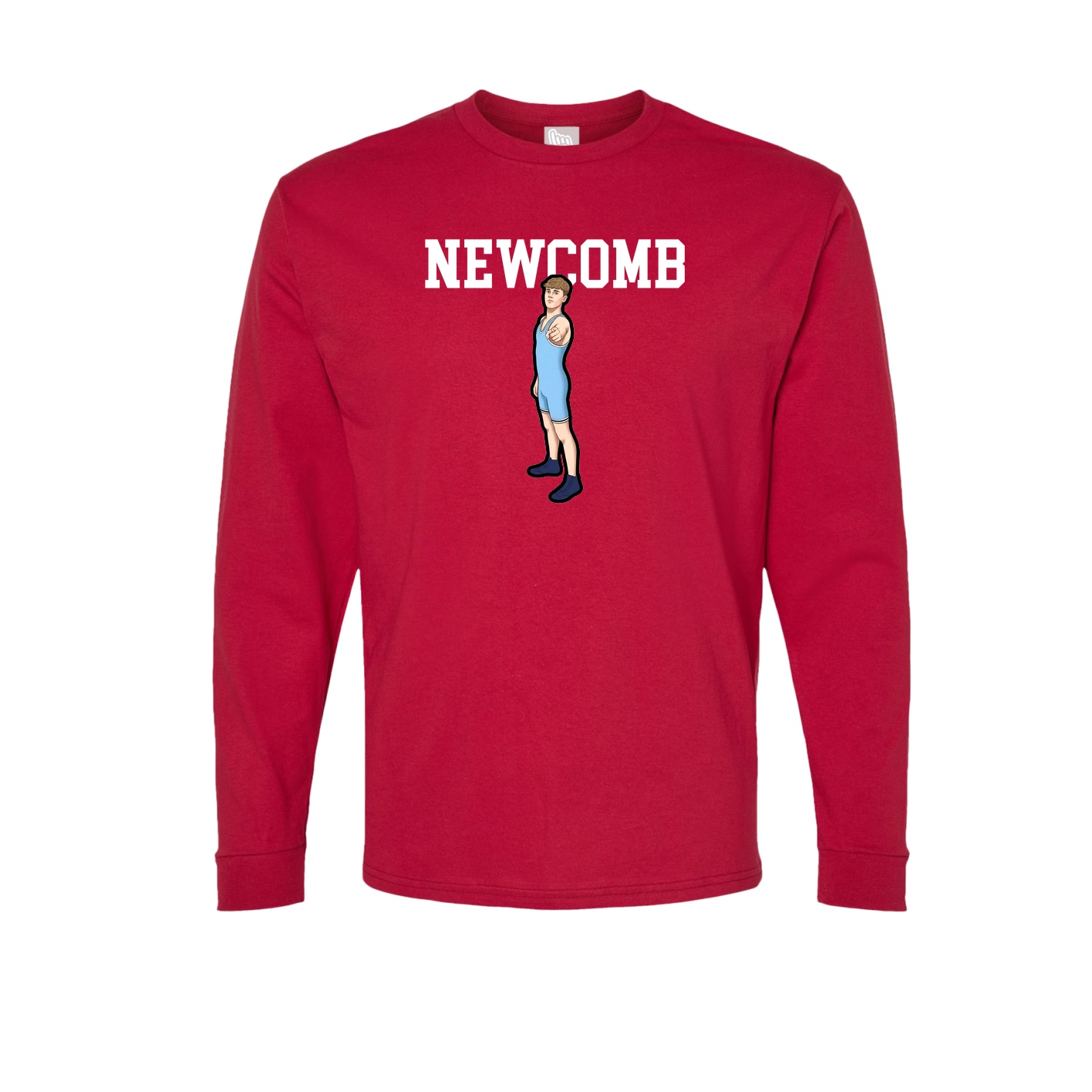 Long Sleeve Tee — Shirsey in Crimson