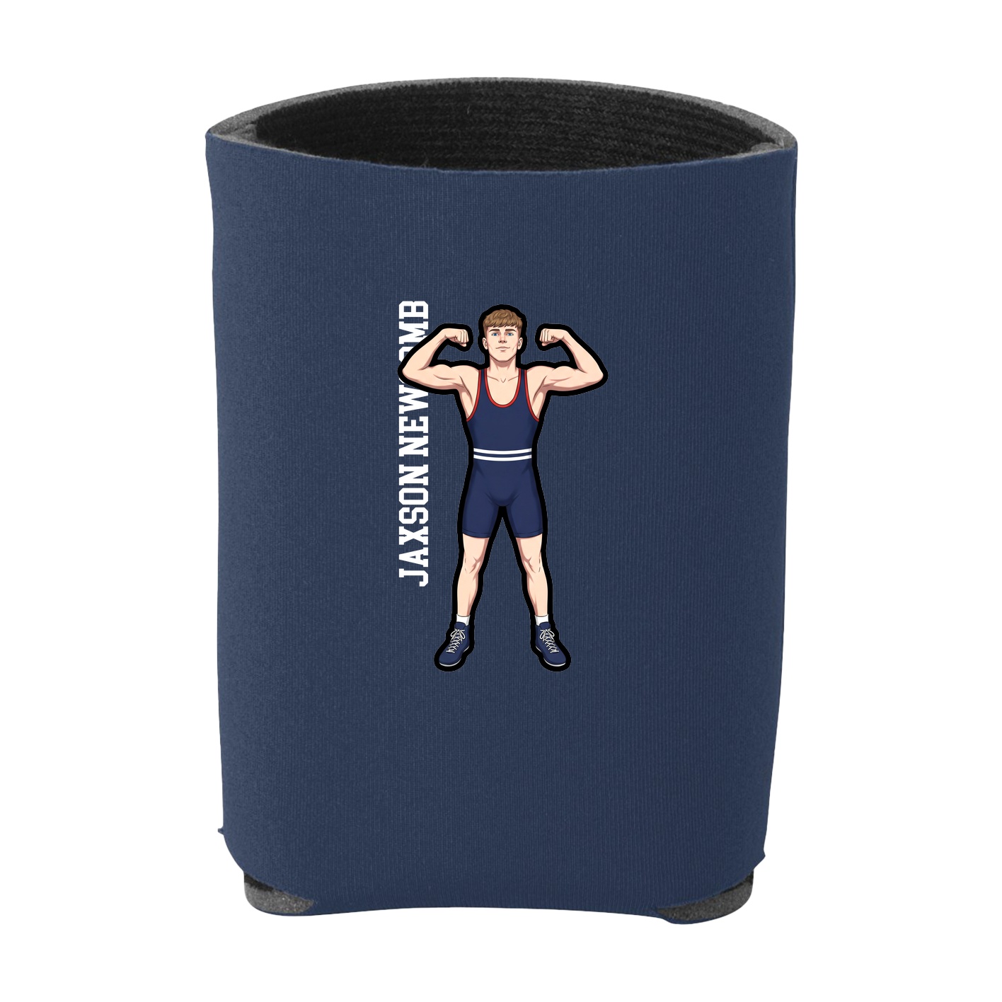Can Holder — Name Vertical in Navy