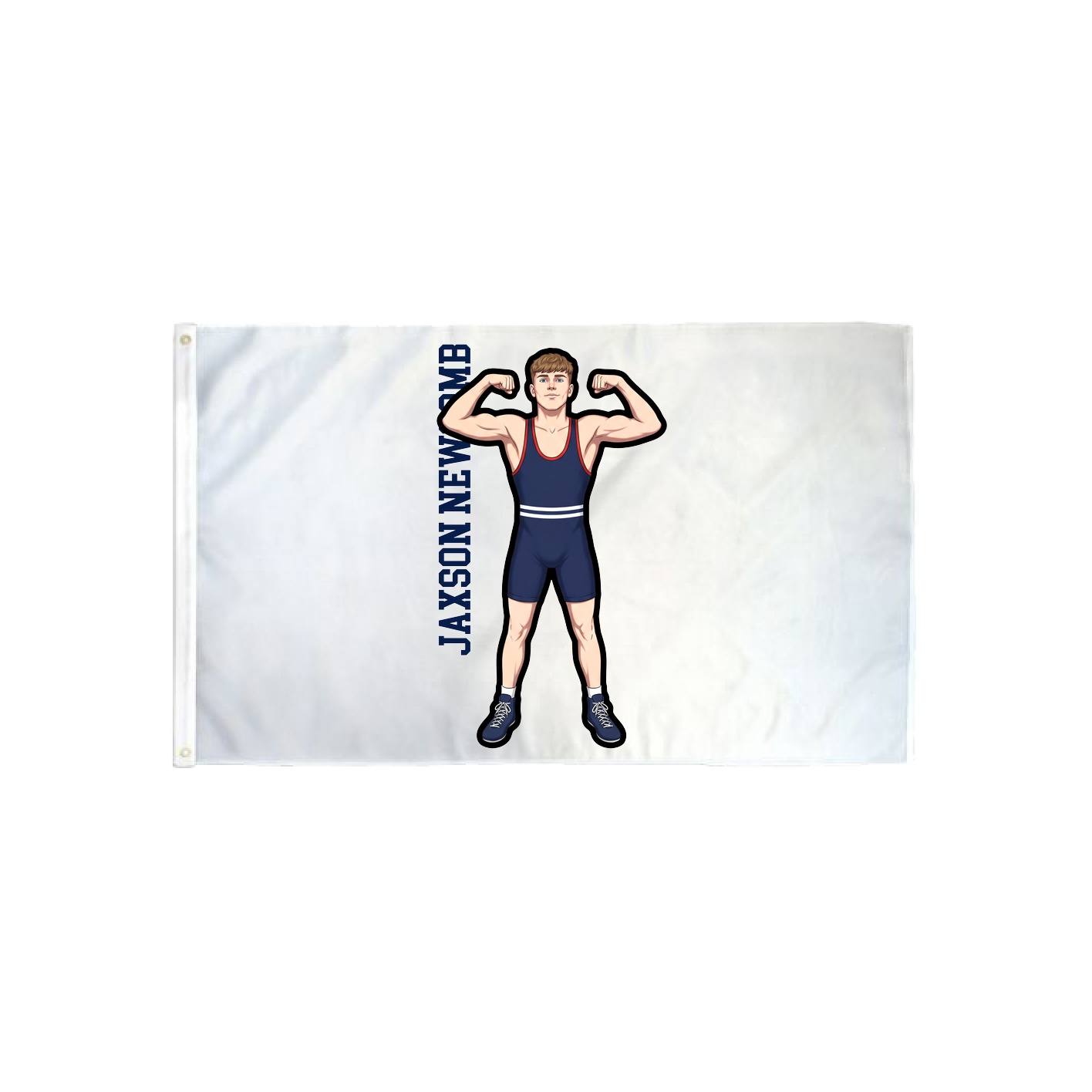 3x5 Flag — Name Vertical in Classic