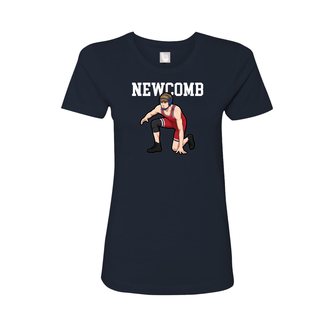 Fitted Women's Tee — Shirsey in Navy