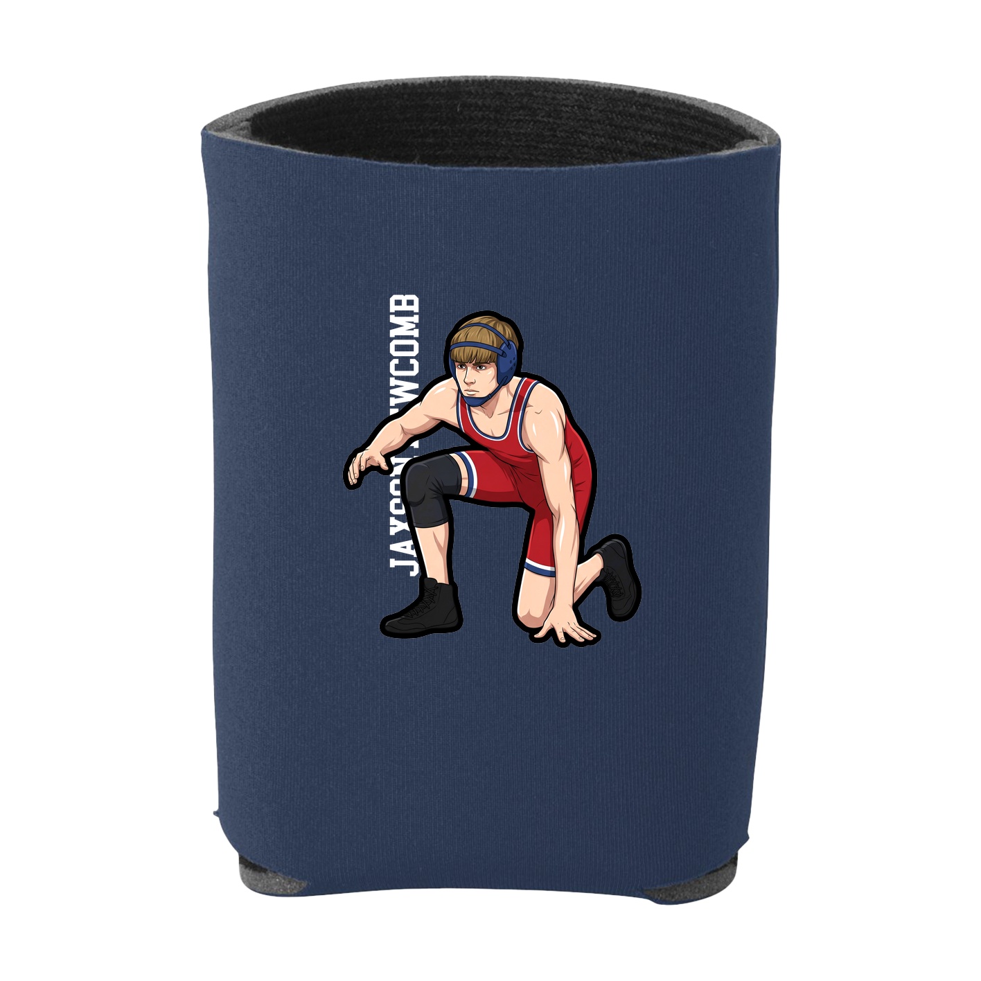 Can Holder — Name Vertical in Navy