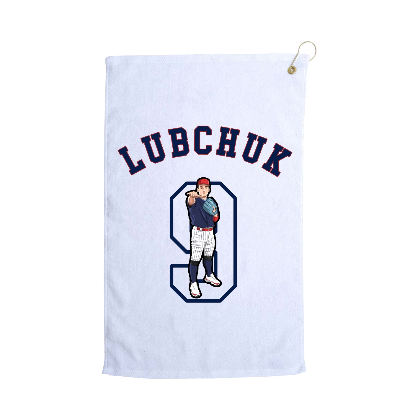 Golf Towel — Shirsey Arch in White
