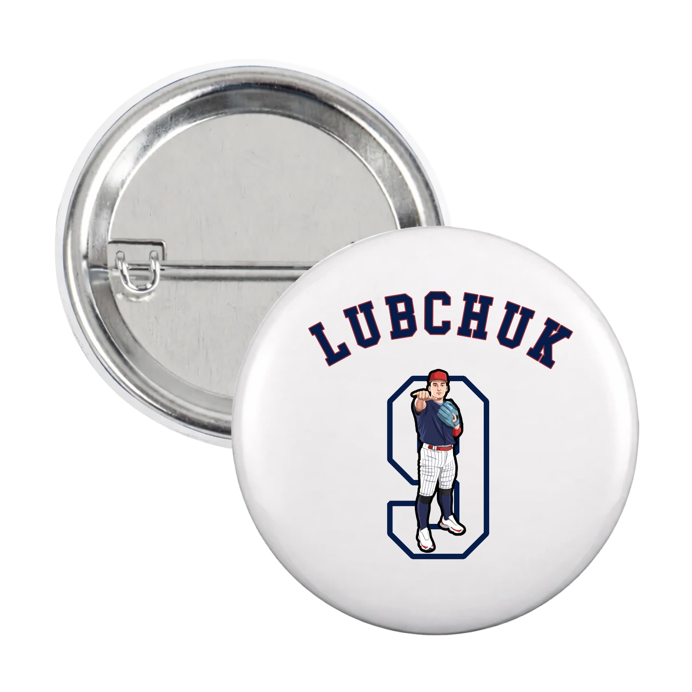 Game Day Button — Shirsey Arch in White