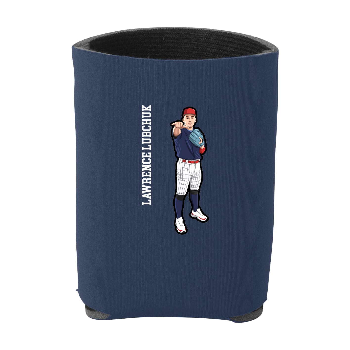 Can Holder — Name Vertical in Navy